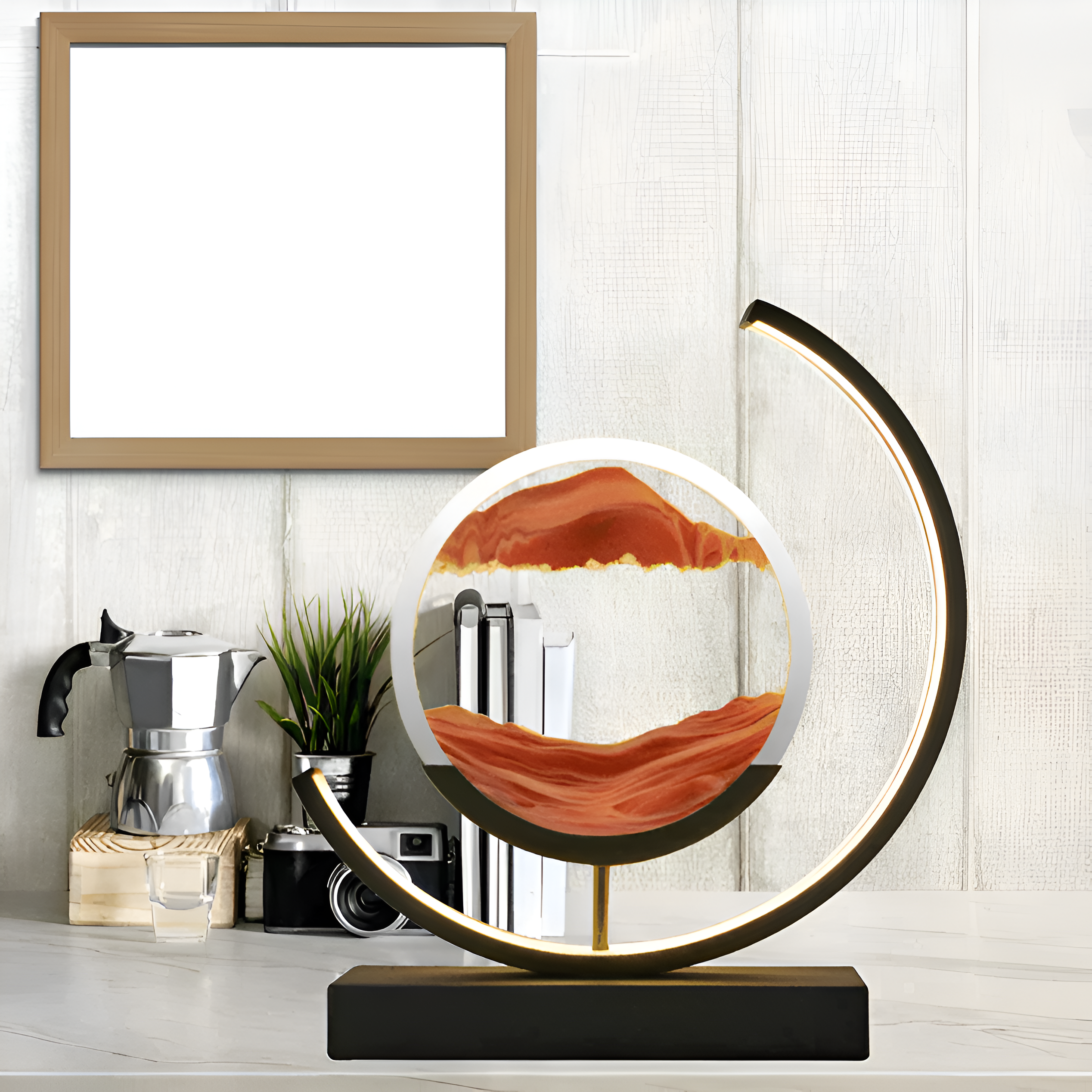 Bilde av Aurora Sandlys – Beroligende Sandlampe med LED-belysning fra Velisse