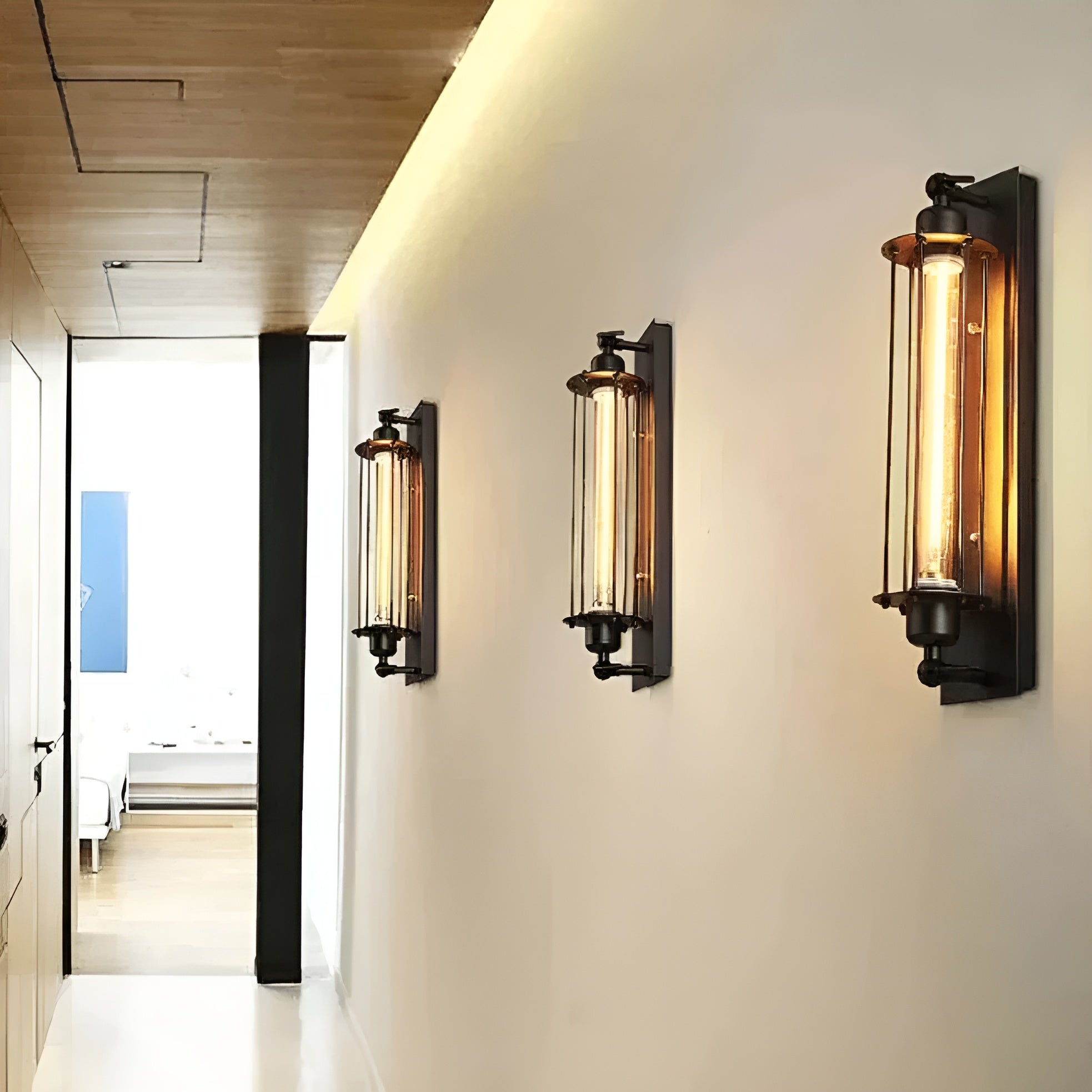 Vegglampe i Vintage-Stil – Dekorativ og Stemningsfull | Perfekt for Stue og Gang