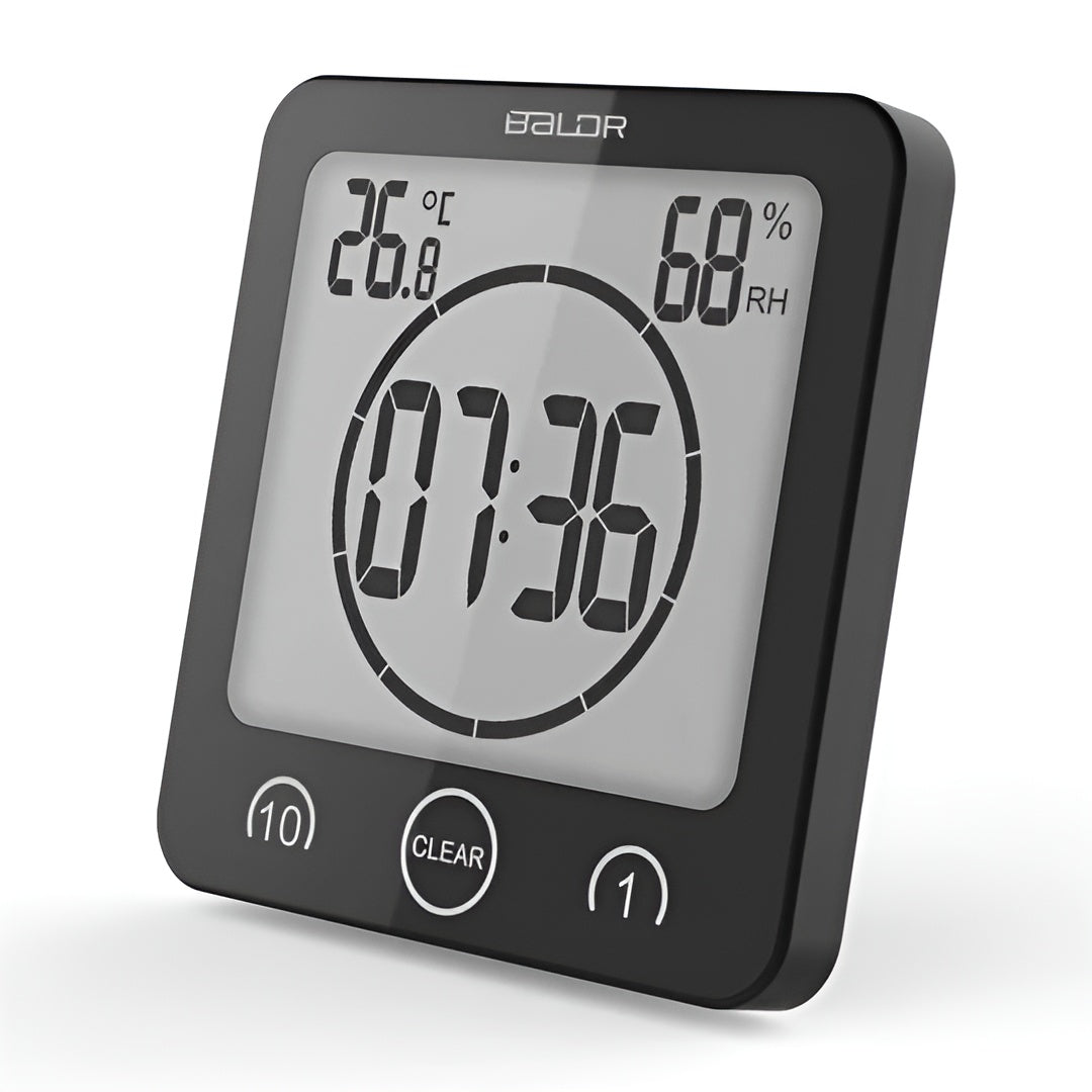 Vanntett Dusjklokke – Praktisk Timer | Perfekt for Badet