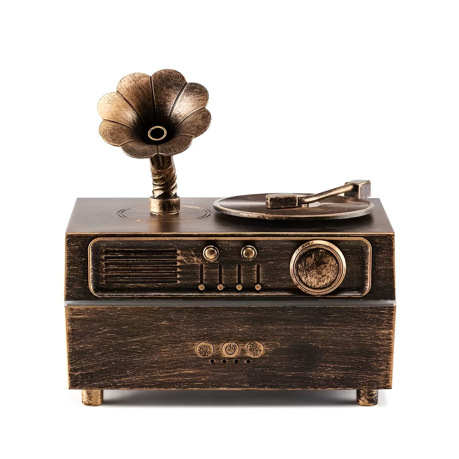 Aromadiffusor I Vintage-design – Dreiebart Tåkeutløp Og 7-farget Stemningsbelysning | Usb-luftfukter Med Timerfunksjon