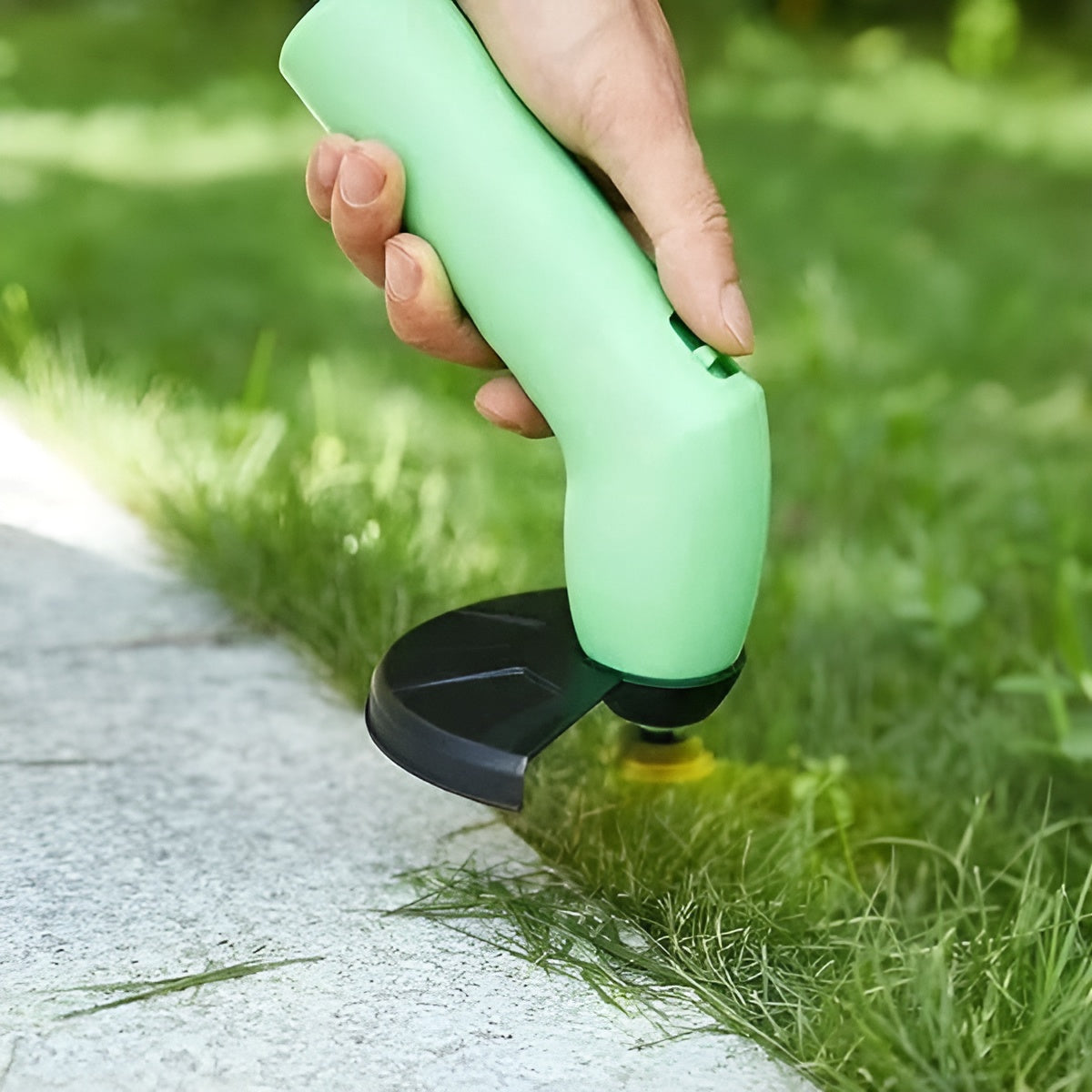 Gartenpro Kabelloser Mini-rasentrimmer - Wiederaufladbar, Müheloses Trimmen Für Jeden Garten