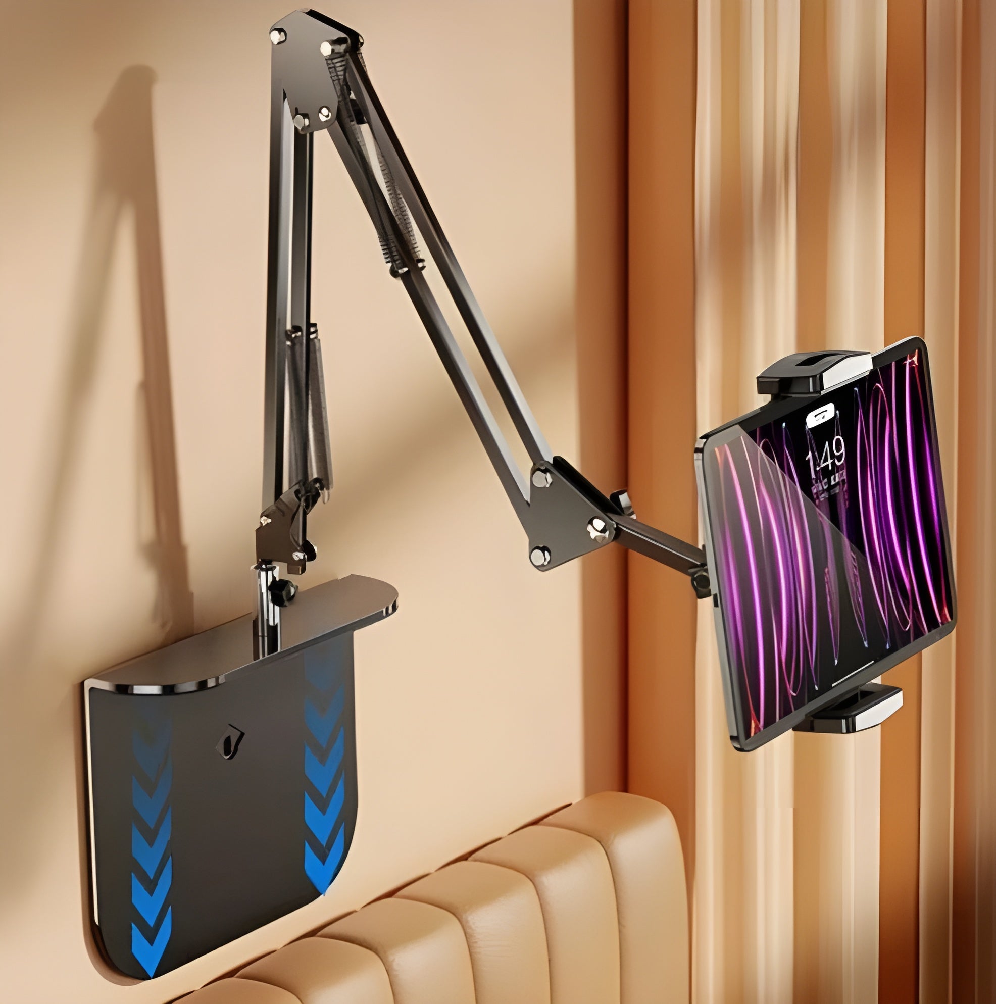 Bedmate Roterbar Enhetsholder – 360° Justerbar For Smarttelefon Og Nettbrett