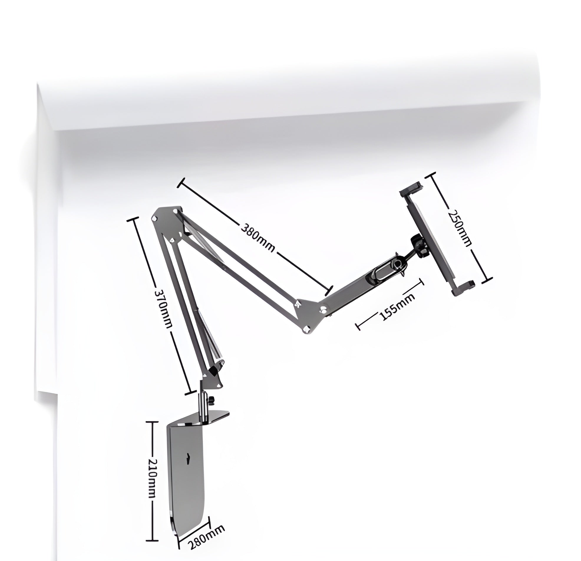 Bedmate Roterbar Enhetsholder – 360° Justerbar For Smarttelefon Og Nettbrett