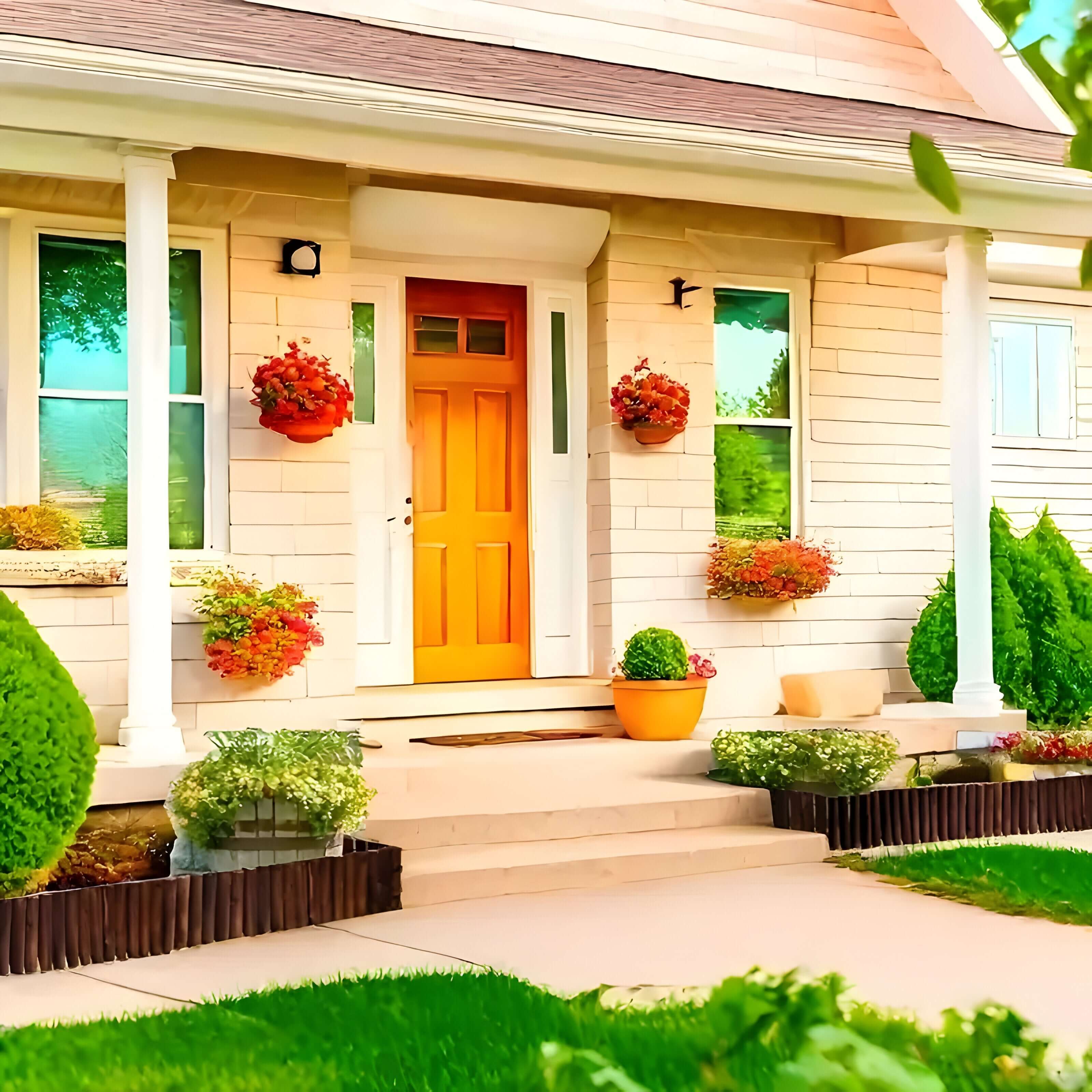 Acacia- Dekorativt Hagekant i Tre (Utendørs)