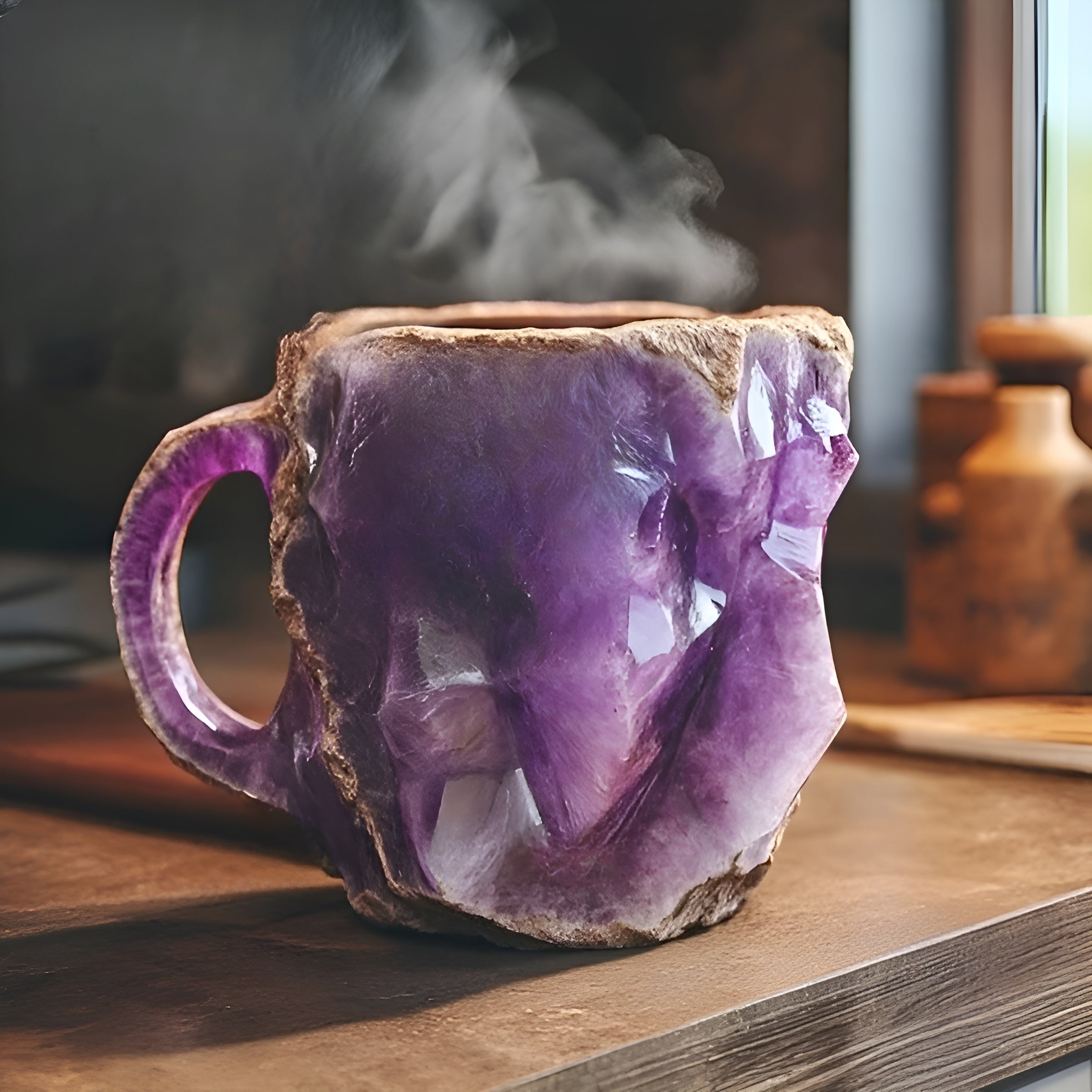 Håndlagde Kaffeekopper – Isolerende og Mikrobølgeovnvennlige | Laget av Mineralkrystall