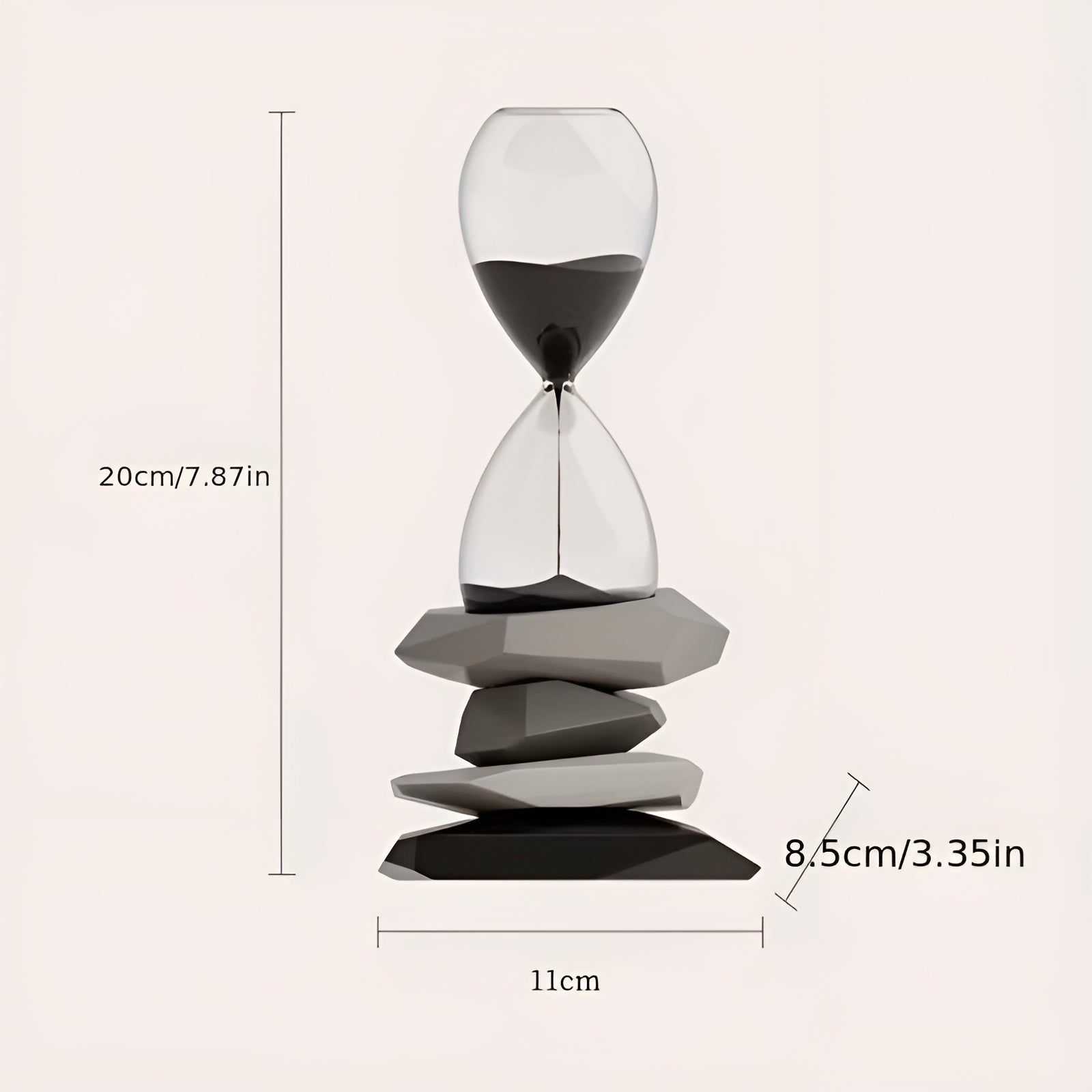 Minimalistisk Timeglass – Tidløst Og Dekorativt | Perfekt For Stuen Og Kontoret - Timeglass