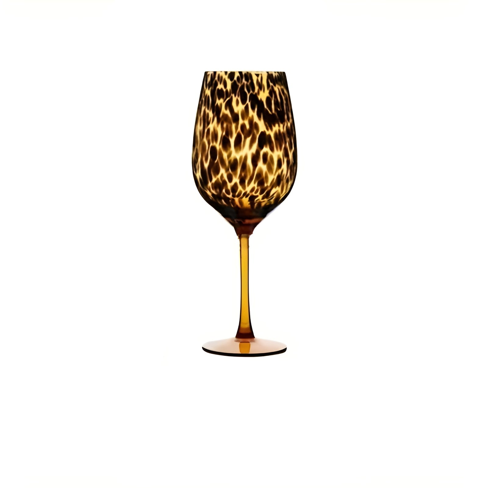 Vinglass Med Leopardmønster – Vintage-design I Sett Med 2 | Perfekt For Spesielle Anledninger
