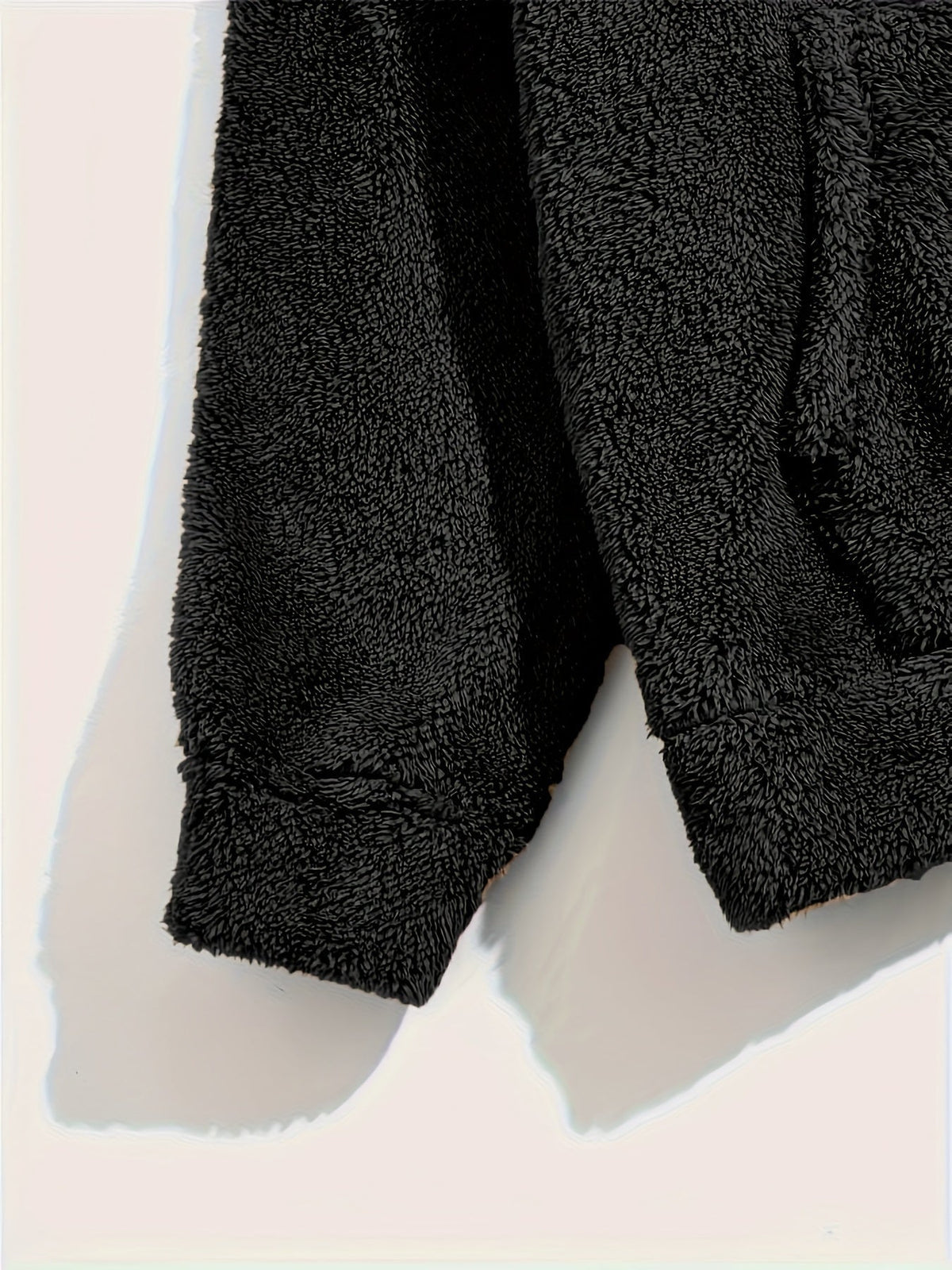 Teddy fleece pyjamas herre – brun variant, sidebilde
