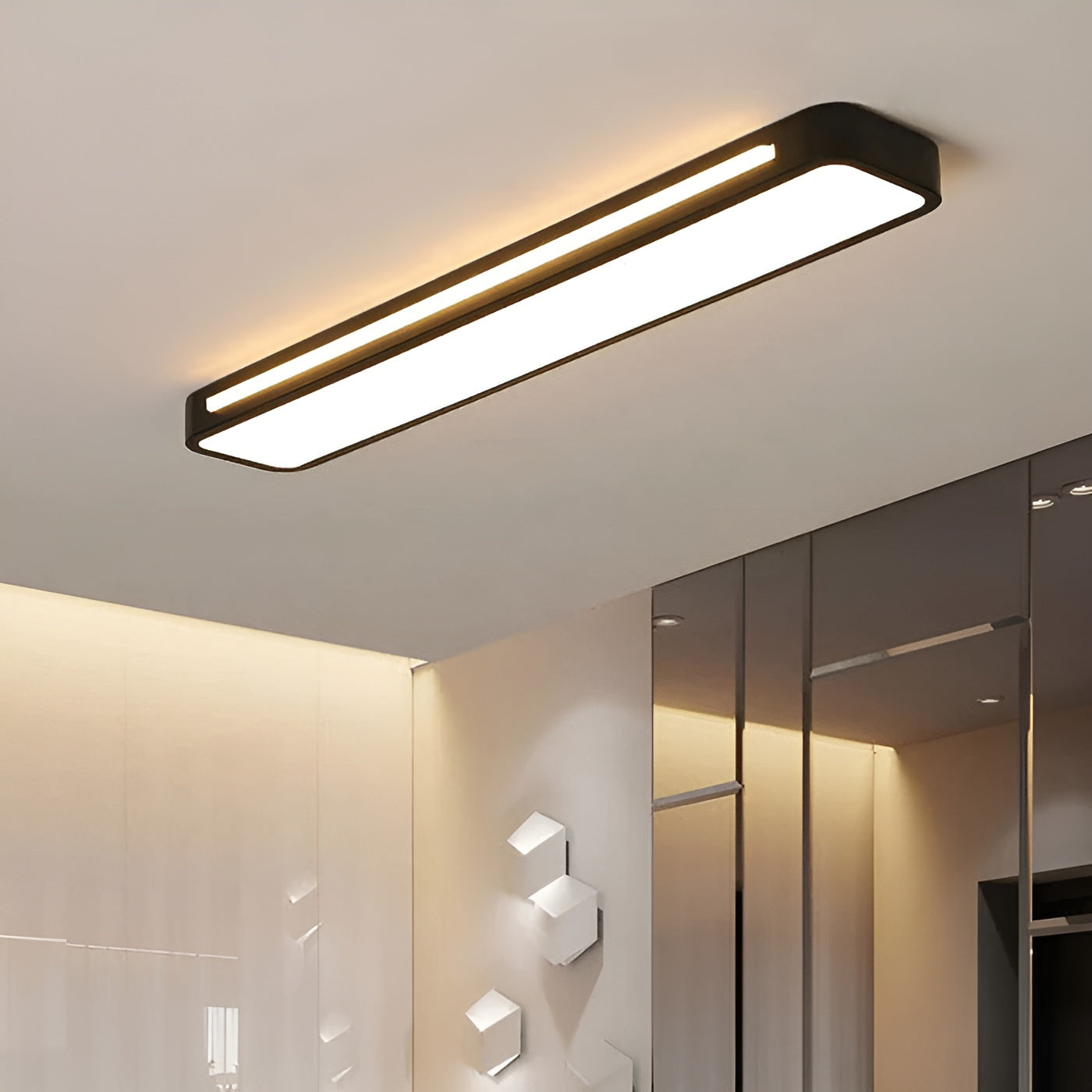 Avlang Taklampe – Moderne og Stilrent Design | Perfekt for Stue og Spisestue
