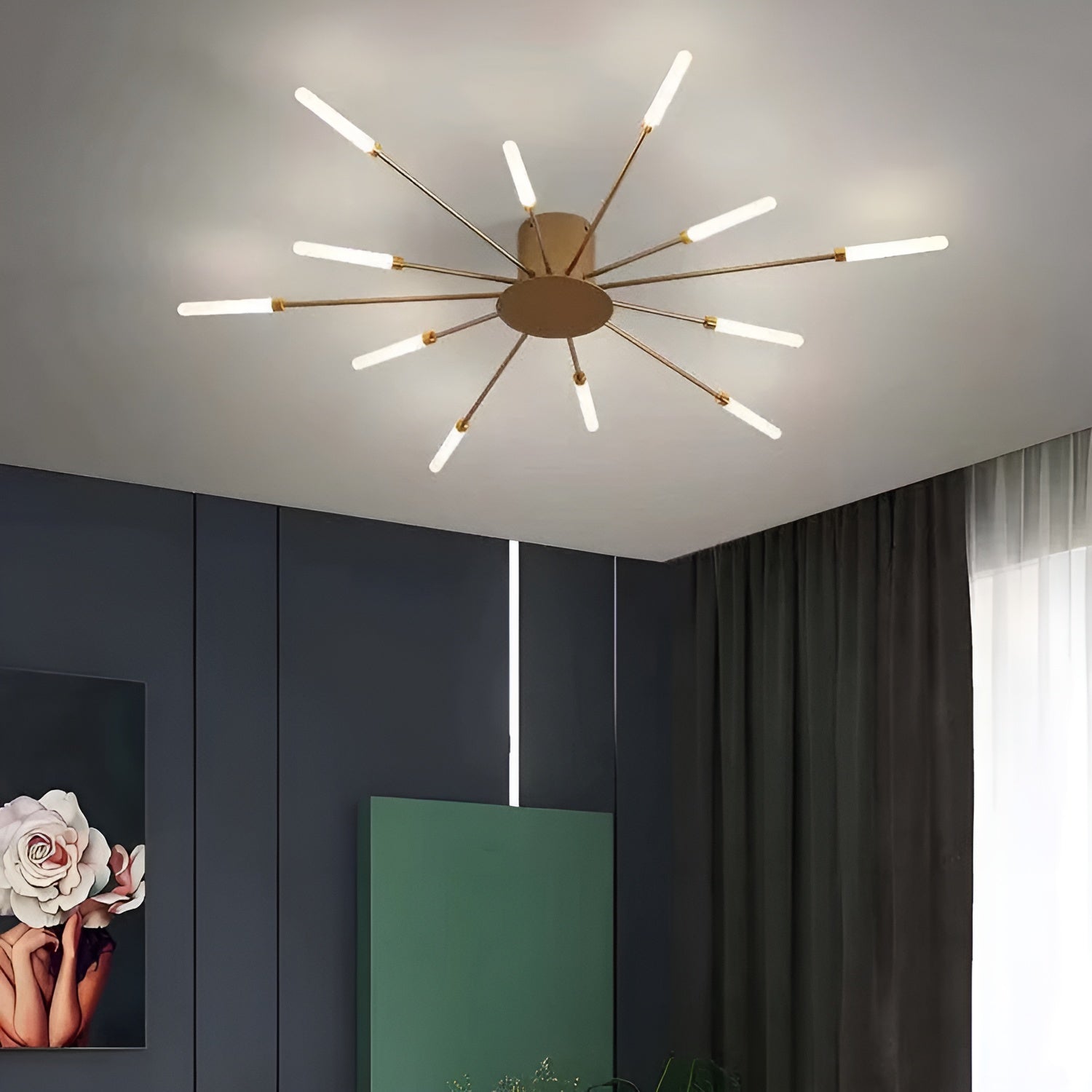 LED Taklampe – Moderne og Stilren | Perfekt for Stue og Oppholdsrom