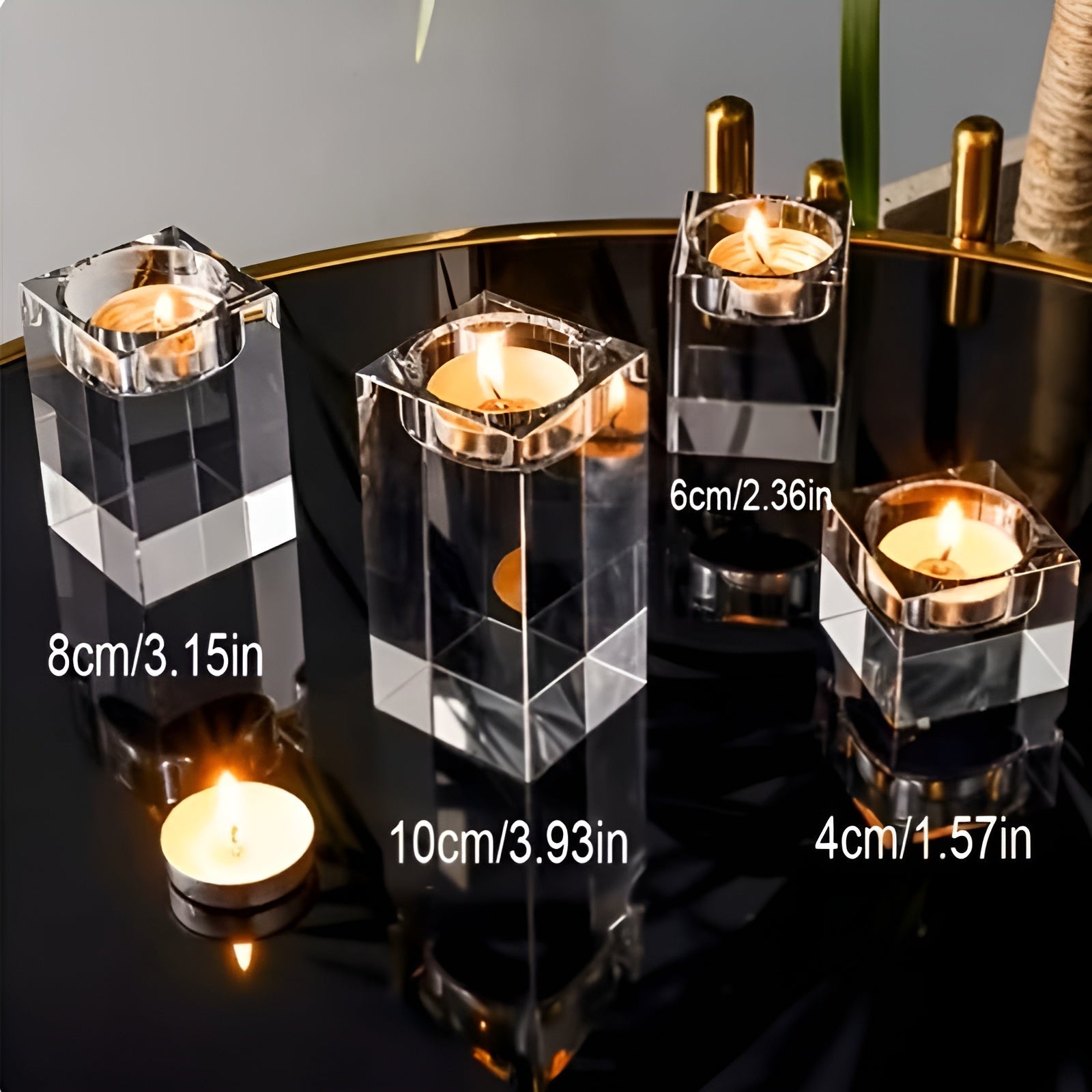 Krystall Lysestake – Elegant Og Dekorativ | Stilrent Glassdesign For Hjemmet - Lysholdere