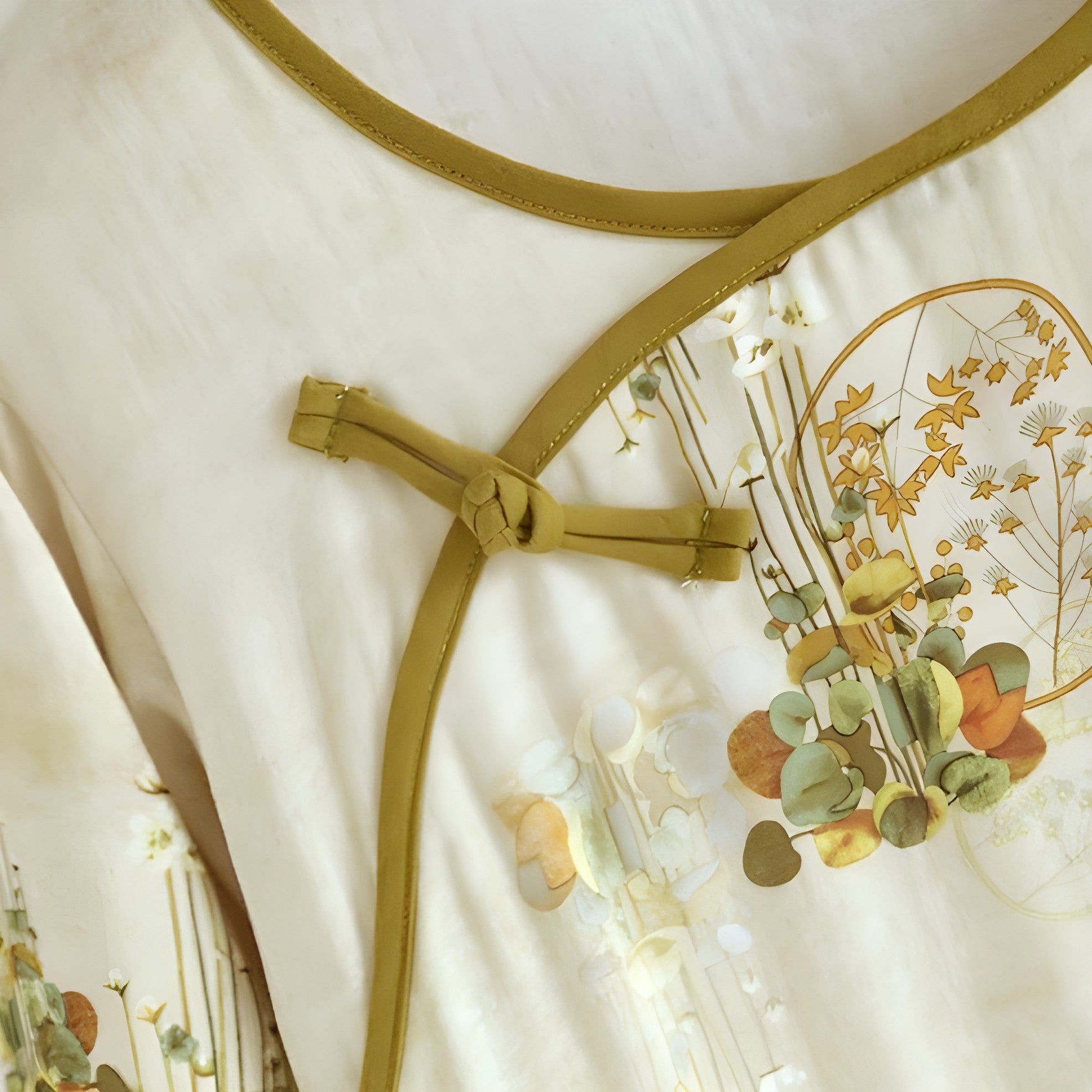 Pysjamassett i Bambusfiber – Retro Blomstertrykk, Pustende Komfort