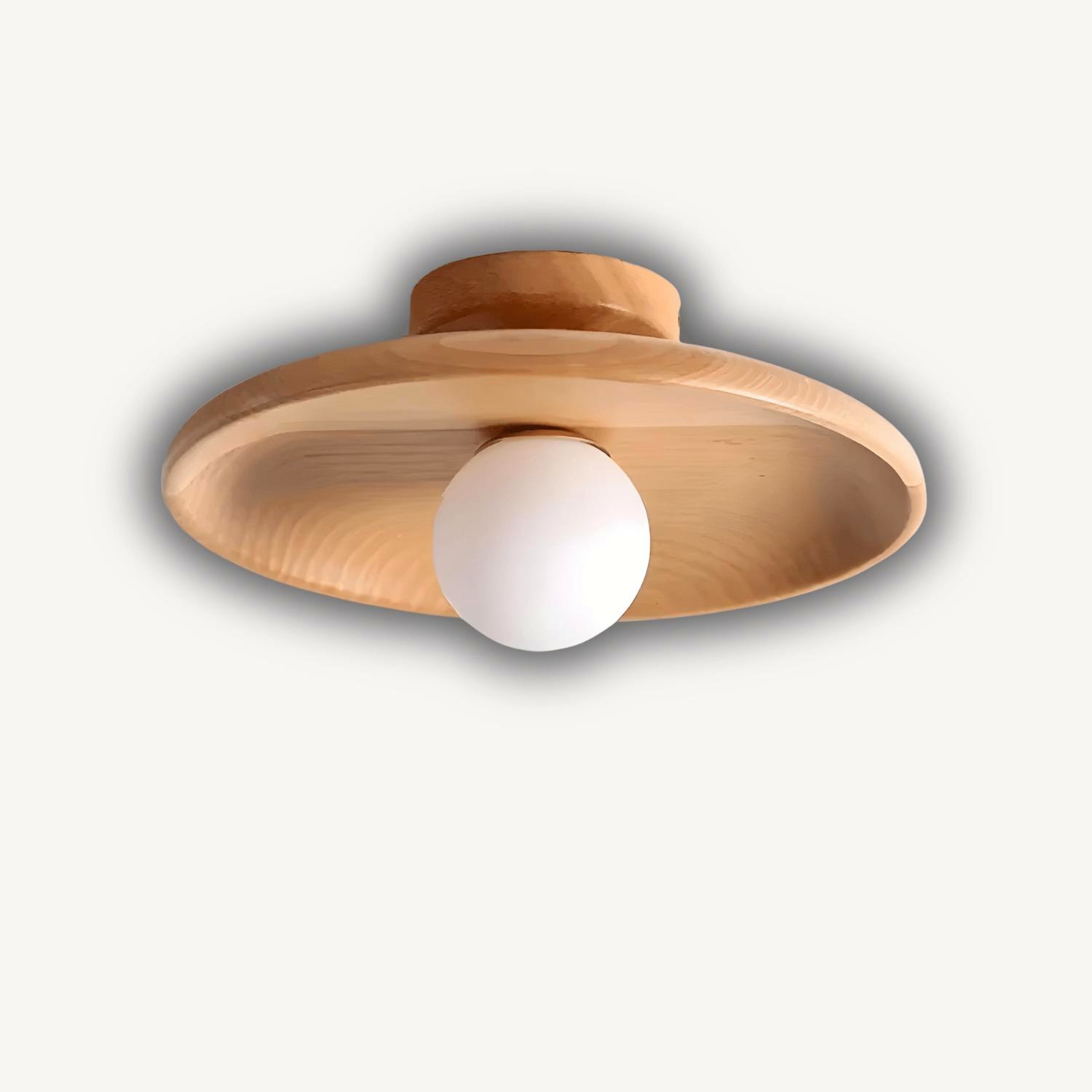 Bilde av Carins Taklampe i Tre – Stilren Eleganse for Moderne Hjem fra Velisse