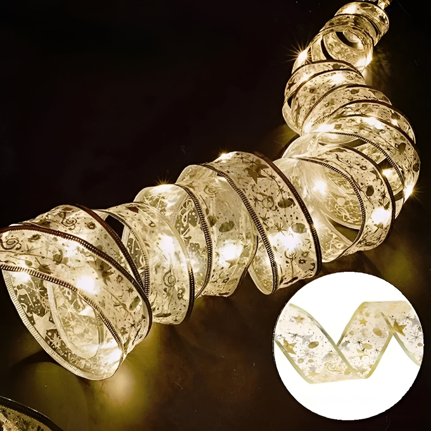 Julegirlander med Lys – Dekorativ og Elegant | Perfekt til Stue og Vinduspynt