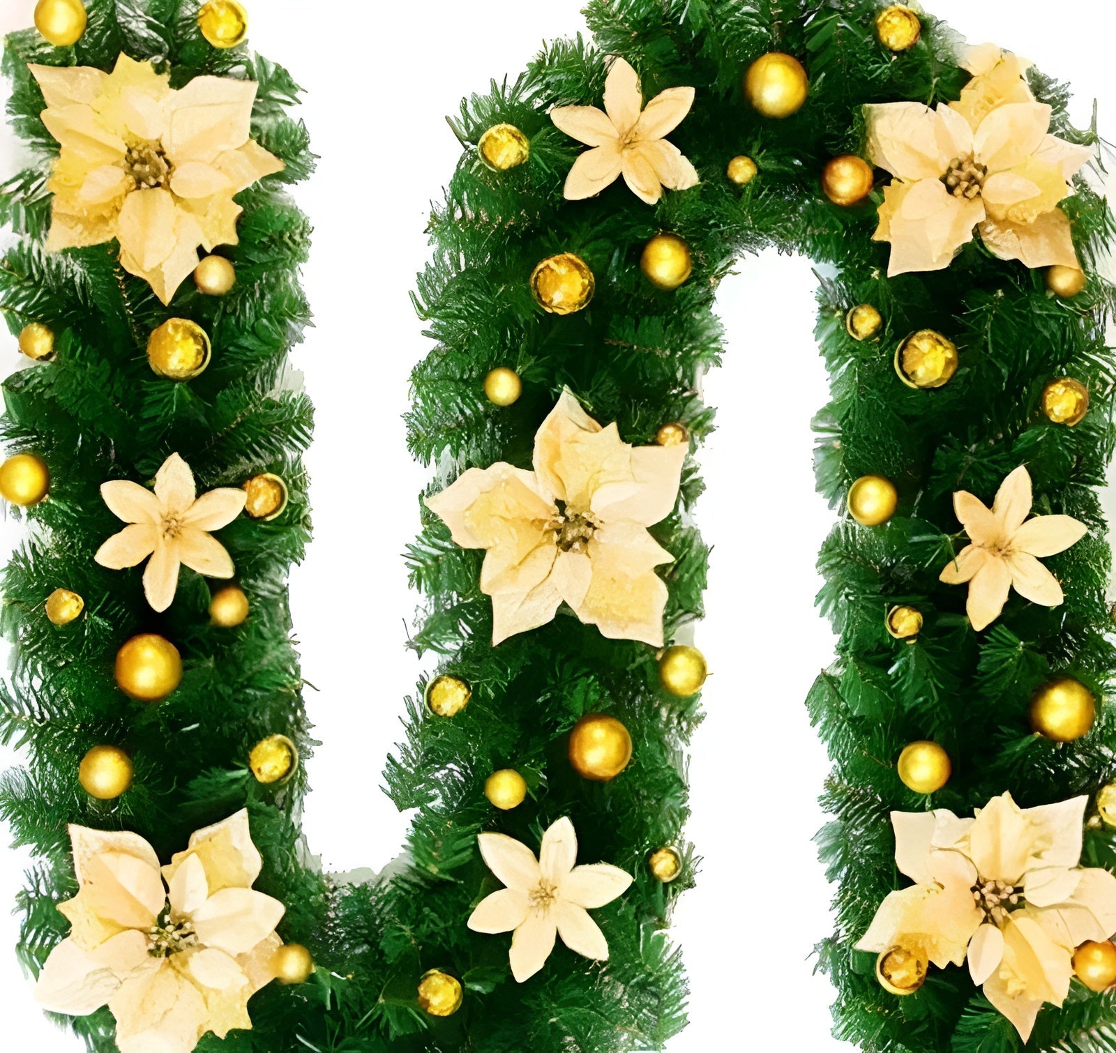 Julegirlander – Elegant Rattandekor med LED-lys | Festlig og Koselig