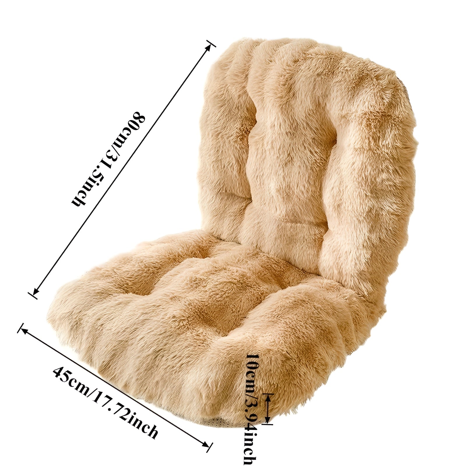 Mykt Setepute Av Kunstpels – Ekstra Tykt Og Koselig | Perfekt For Stol Og Sofa - Stol- og sofaputer