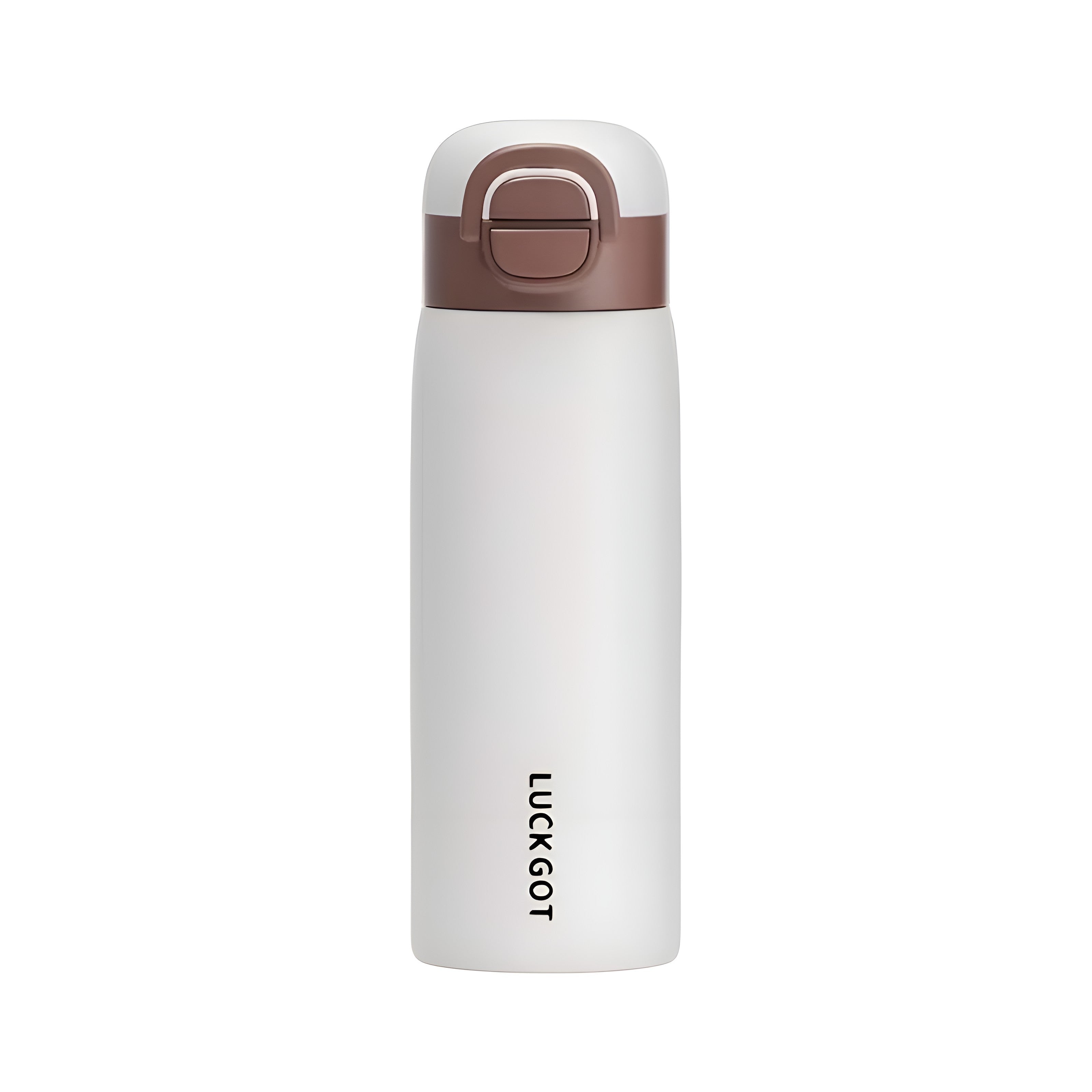 LuckGot Isolert Vannflaske – 500 ml, Varm/Kald i 24 Timer | Dobbeltvegget og Vakuumisolert