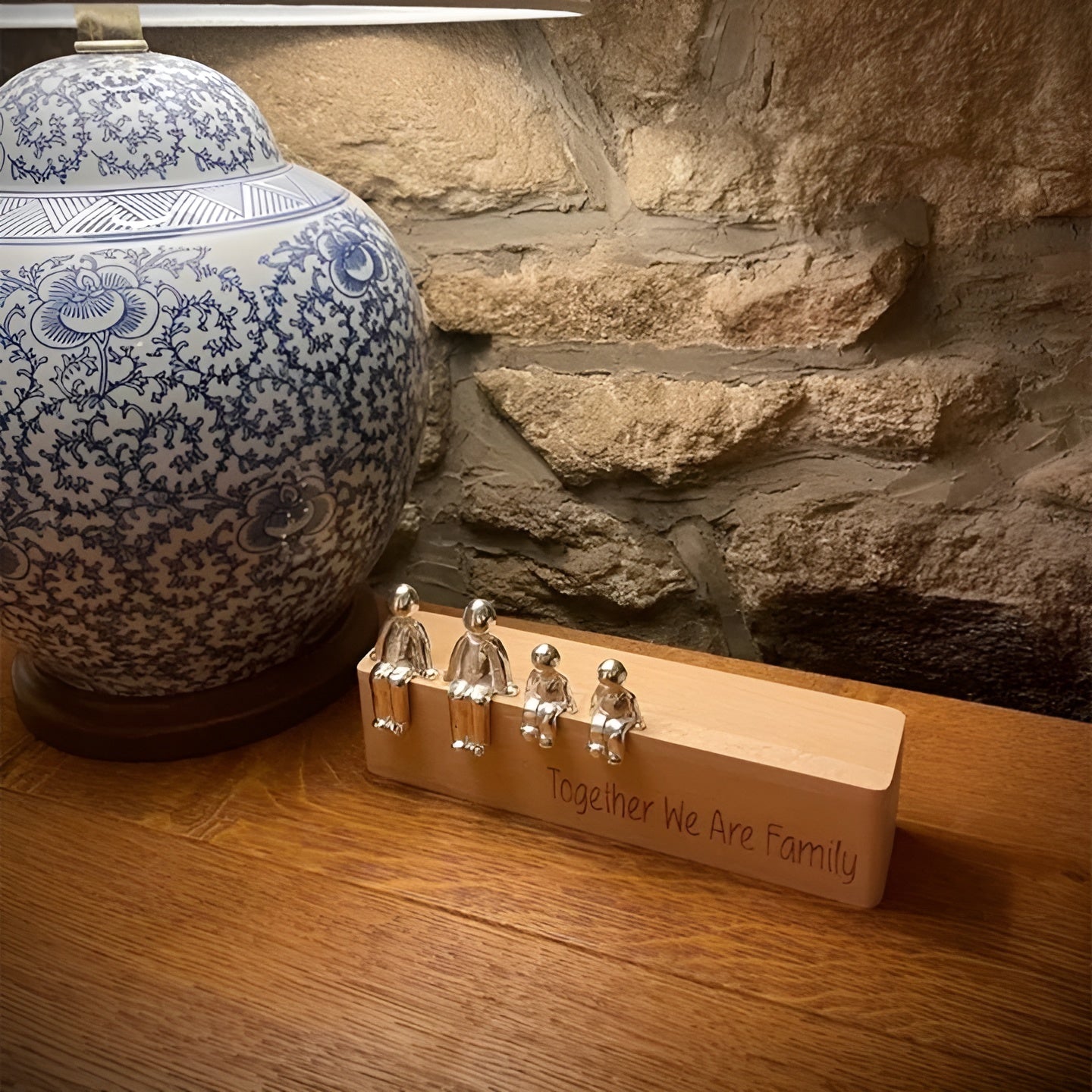 Skulptur Evig Familie – Uttrykk for Samhold og Harmoni | Tidløs Dekorfigur til Hjemmet