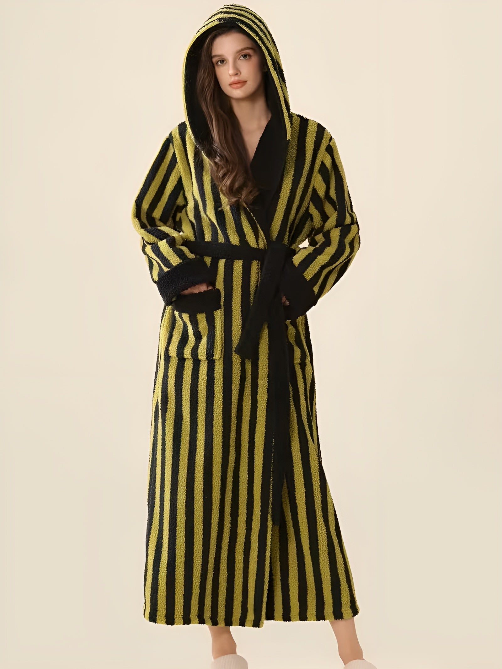 Badekåpe med Hette for Dame – Ekstra Myk og Varm | Koselig Flanell for Kalde Dager