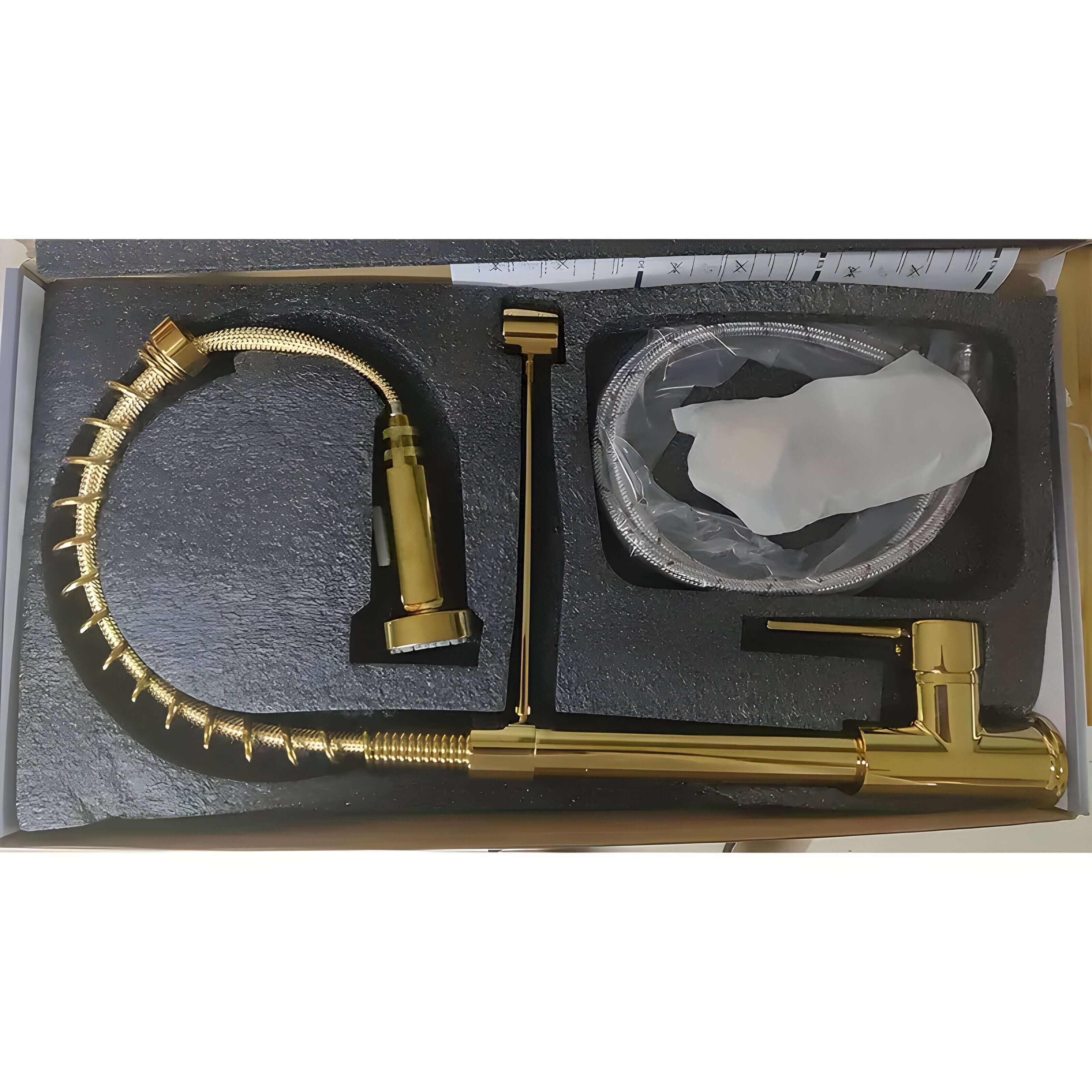 Rimelda – Kjøkkenkran med Utrekkbar Sprøyte (Børstet Stål)