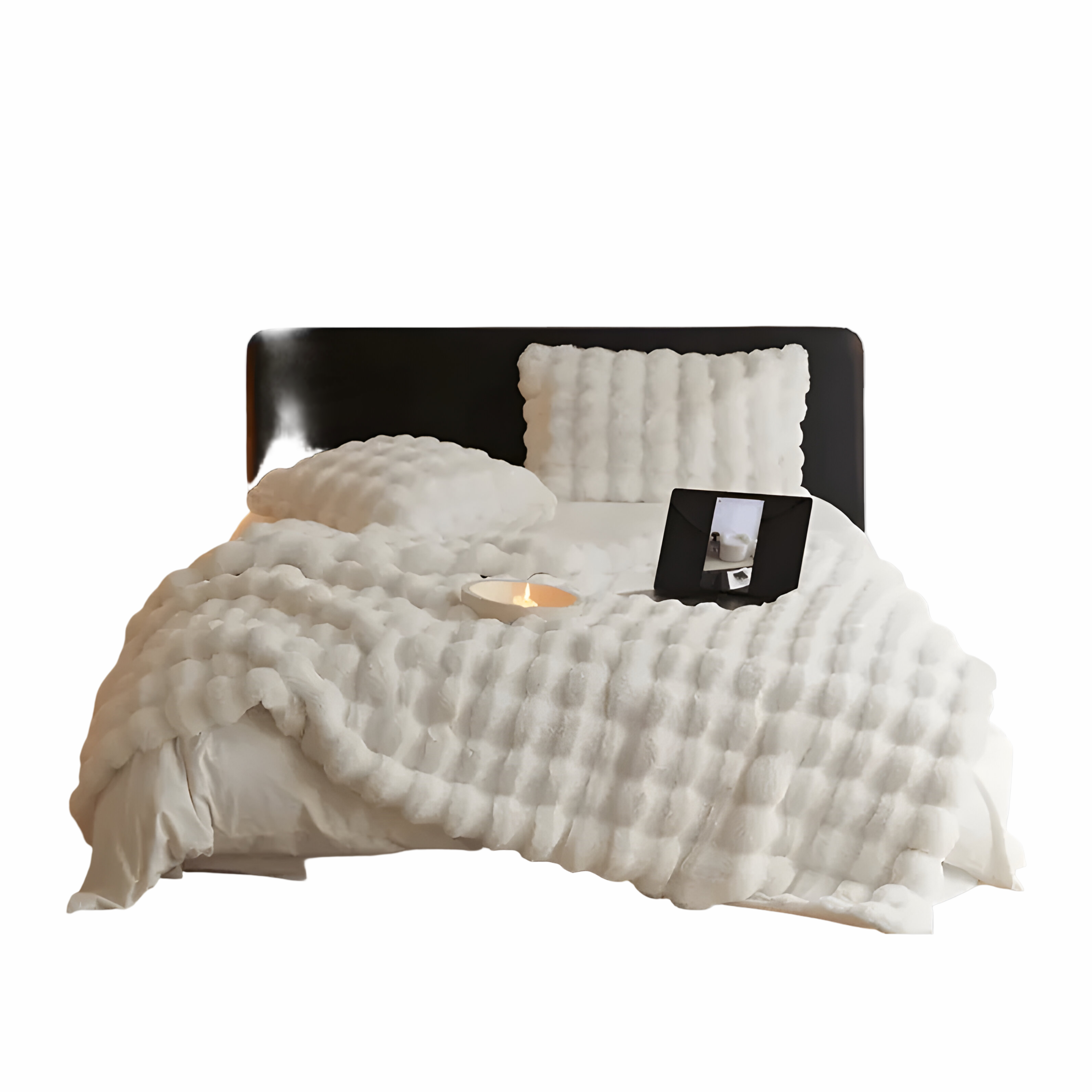 Snoelle – Rutete Pledd for Kos og Avslapning