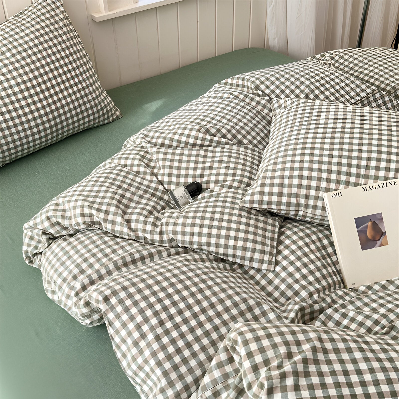 Bilde av Tundrik – Bomull Gingham Dynesett fra Velisse