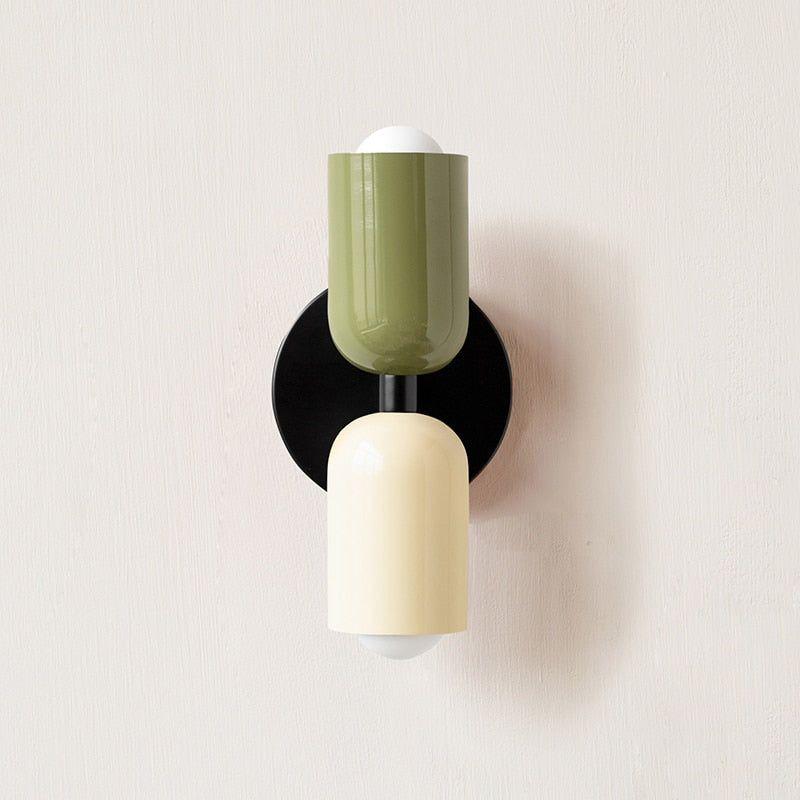 Wabi Duo minimalistisk moderne LED-vegglampe med to armer
