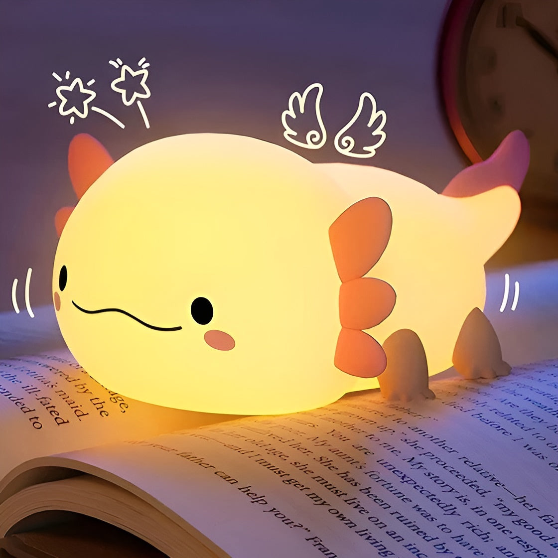 Nattlampe til Barnerom – Mykt Rosa Lys | Perfekt for Jenteværelse