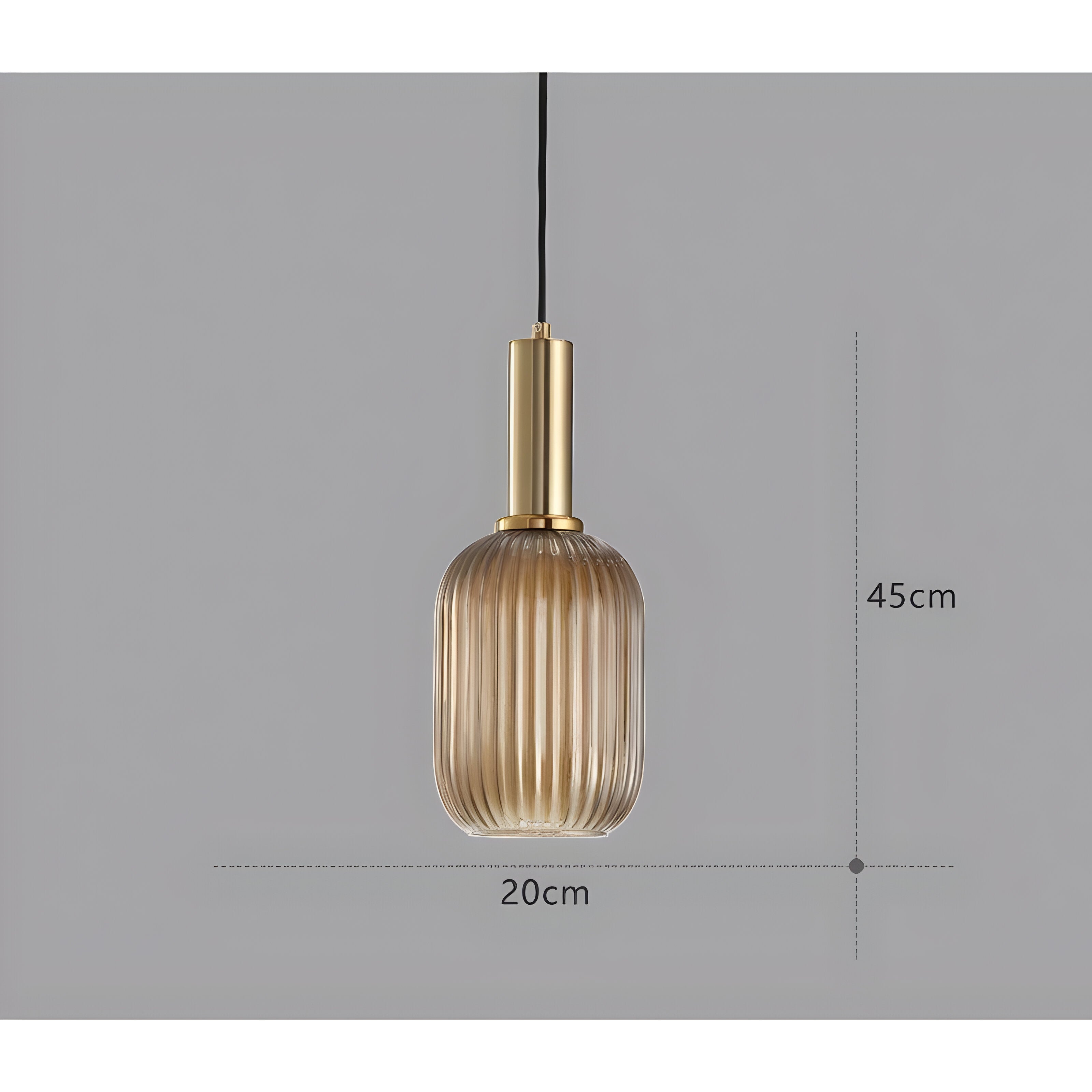 Bilde av Sivren – Fargerik Vintage Hengelampe i Glass fra Velisse