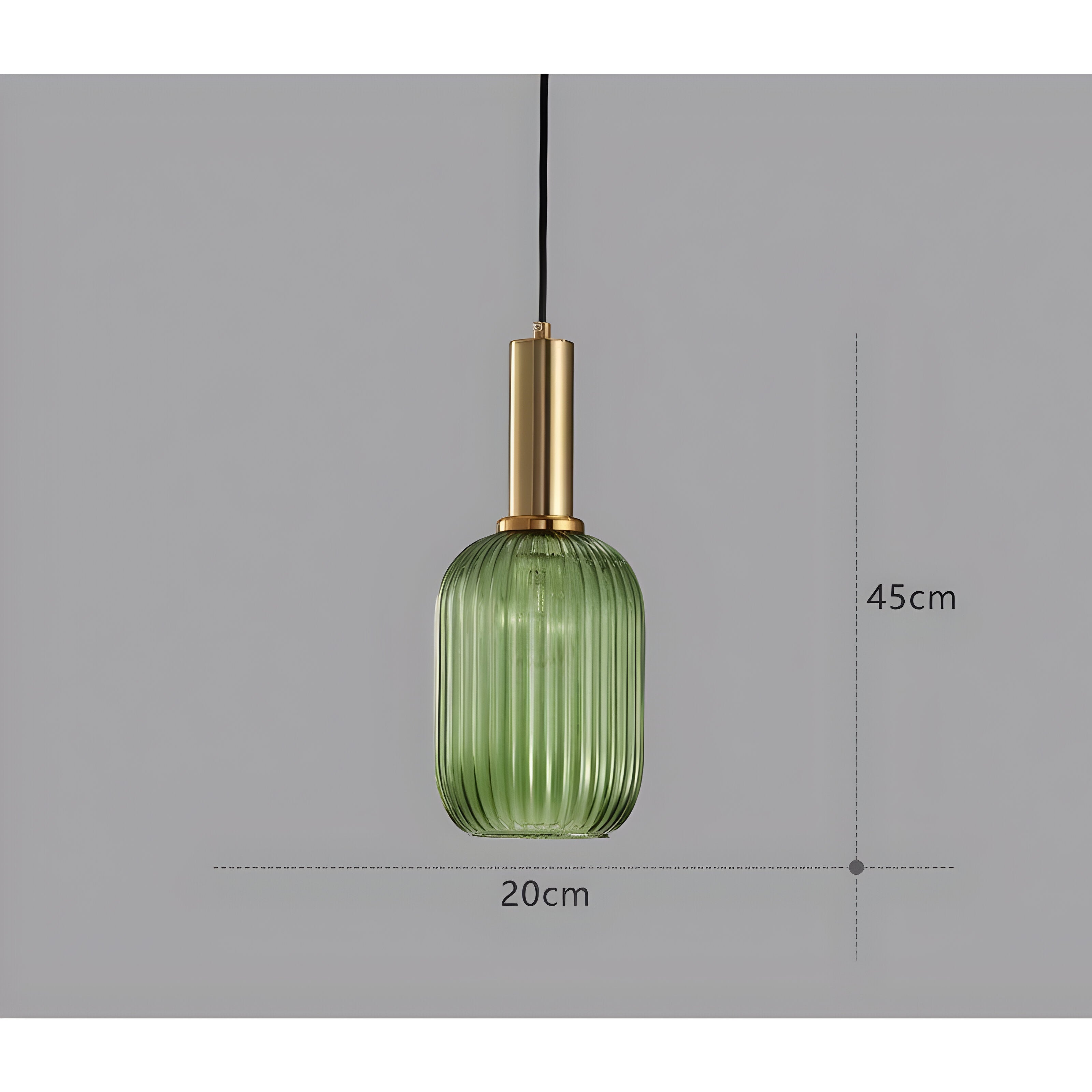 Bilde av Sivren – Fargerik Vintage Hengelampe i Glass fra Velisse