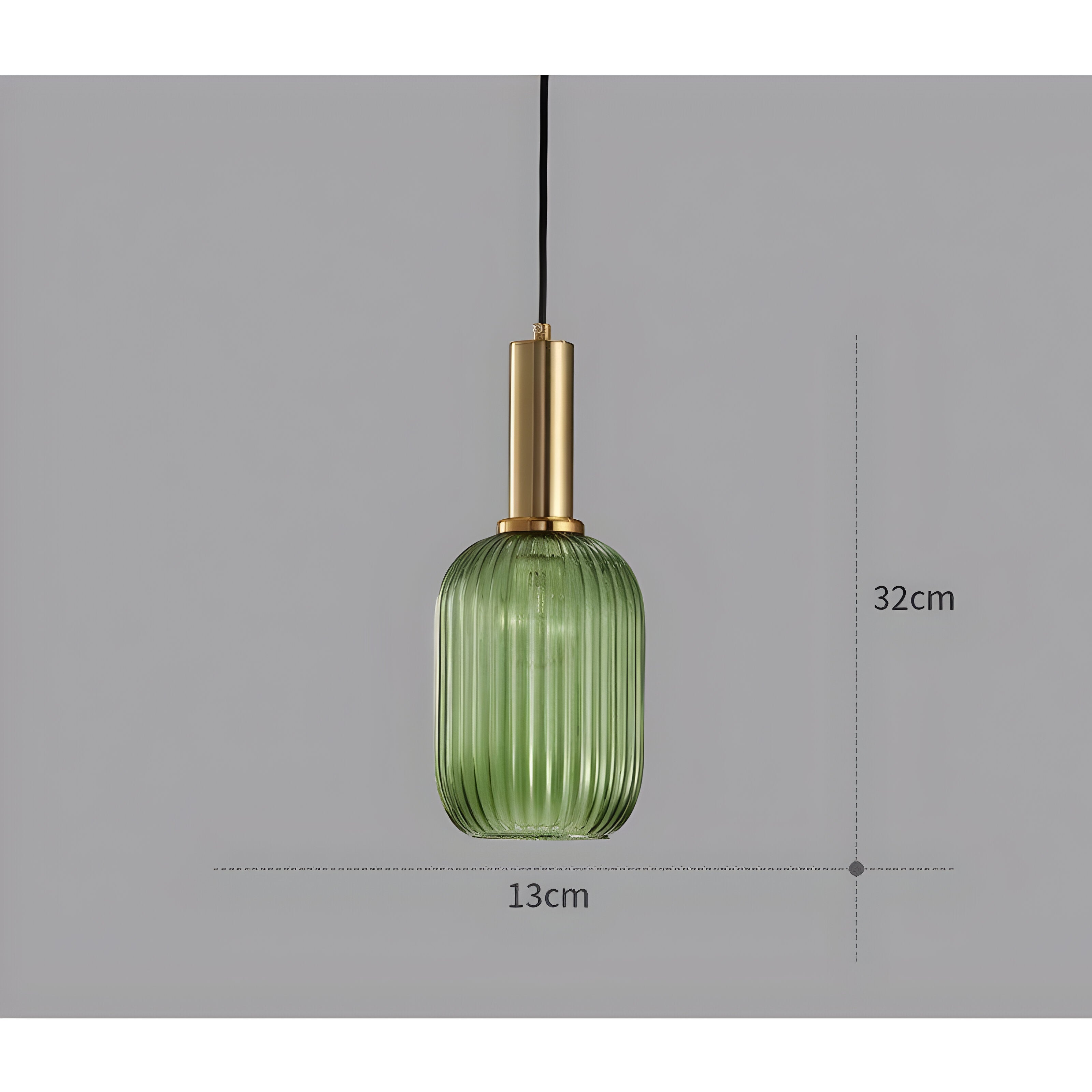 Bilde av Sivren – Fargerik Vintage Hengelampe i Glass fra Velisse