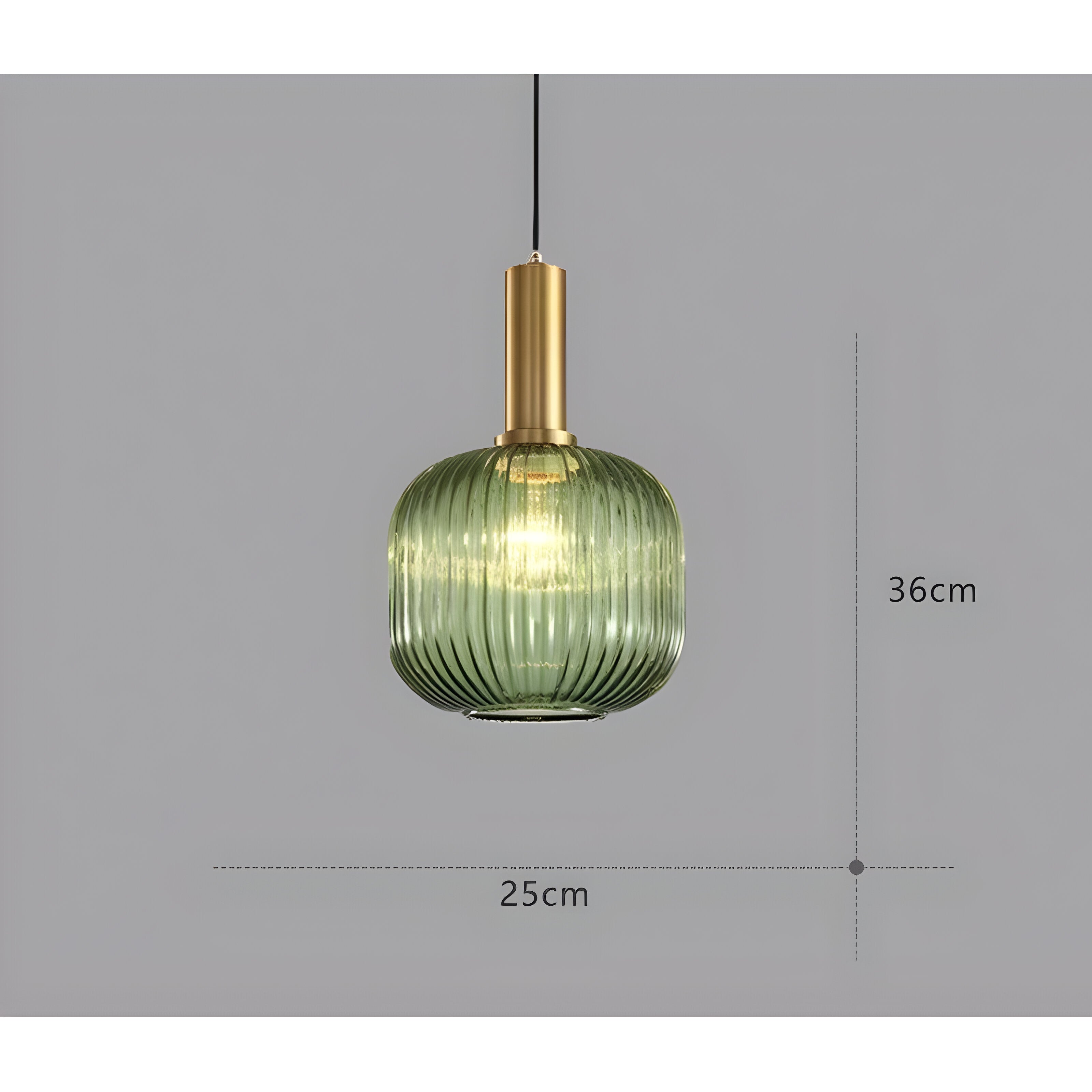 Bilde av Sivren – Fargerik Vintage Hengelampe i Glass fra Velisse