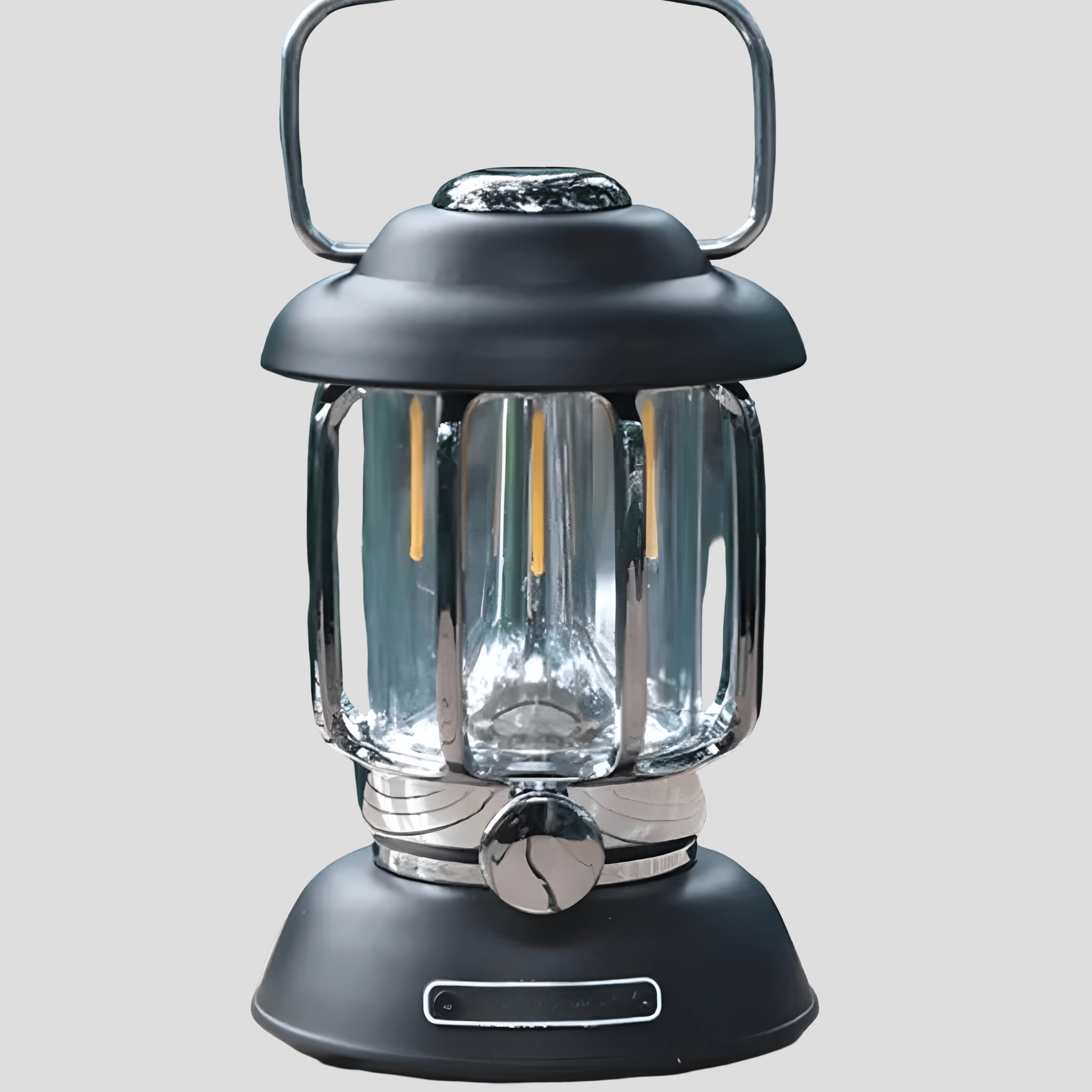 Lysna – Bærbar Retro Campinglampe til Utendørs Bruk (LED)