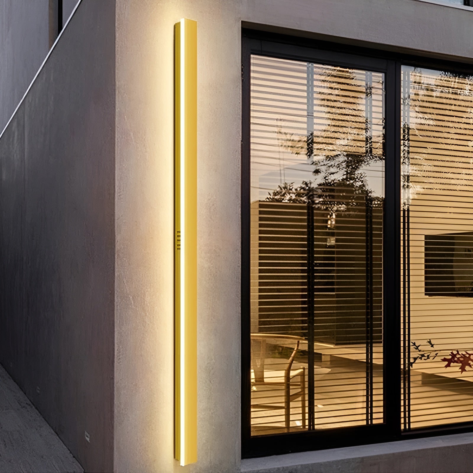 LED utendørslampe i aluminium – Stilren og Vanntett | Perfekt for Terrasse Inngang og Stue - Lysarmaturer for vegg