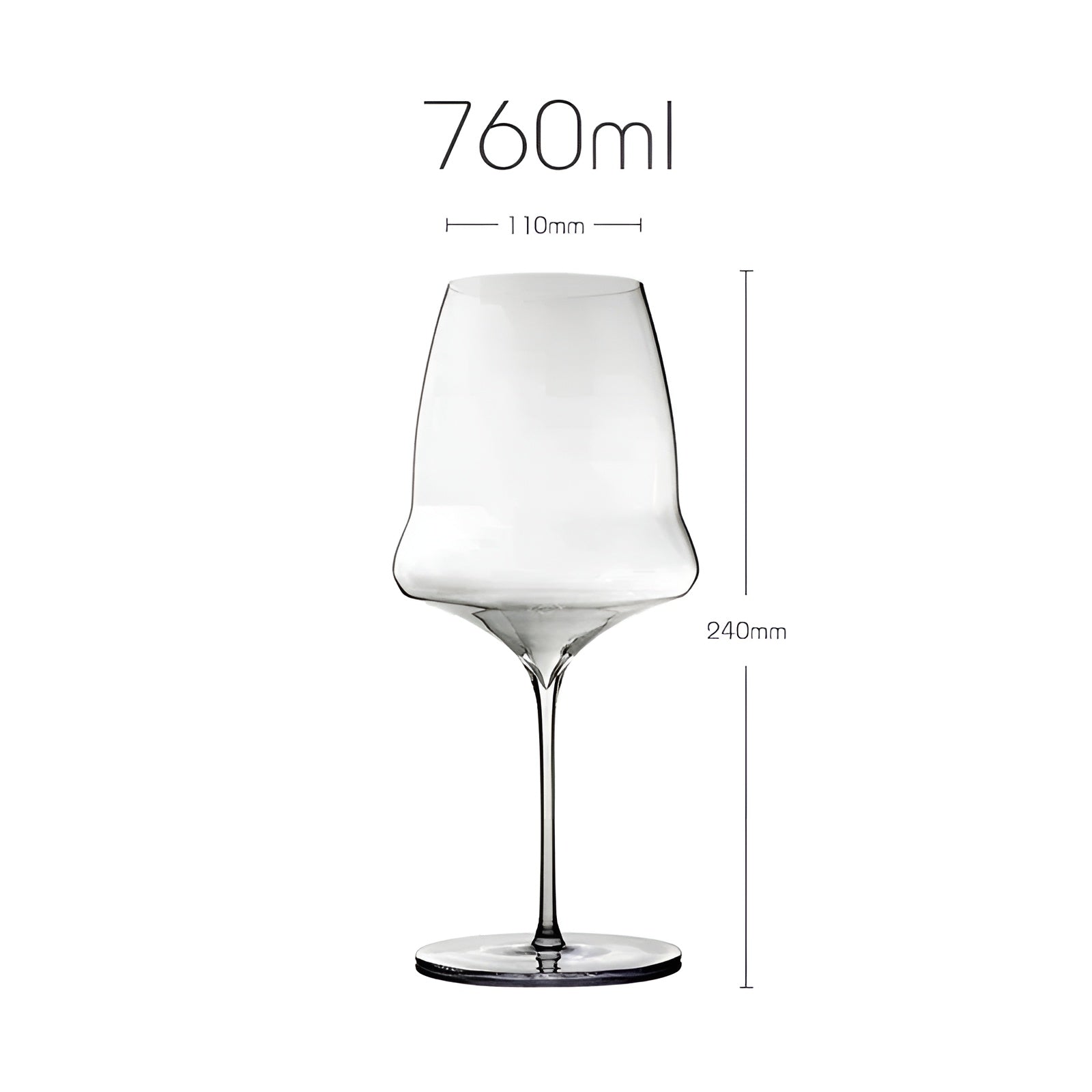 Josephine Stil-Kristall – Vinglass Ekstremt Tynt Champagneglass for Hjemmebruk og Banketter.