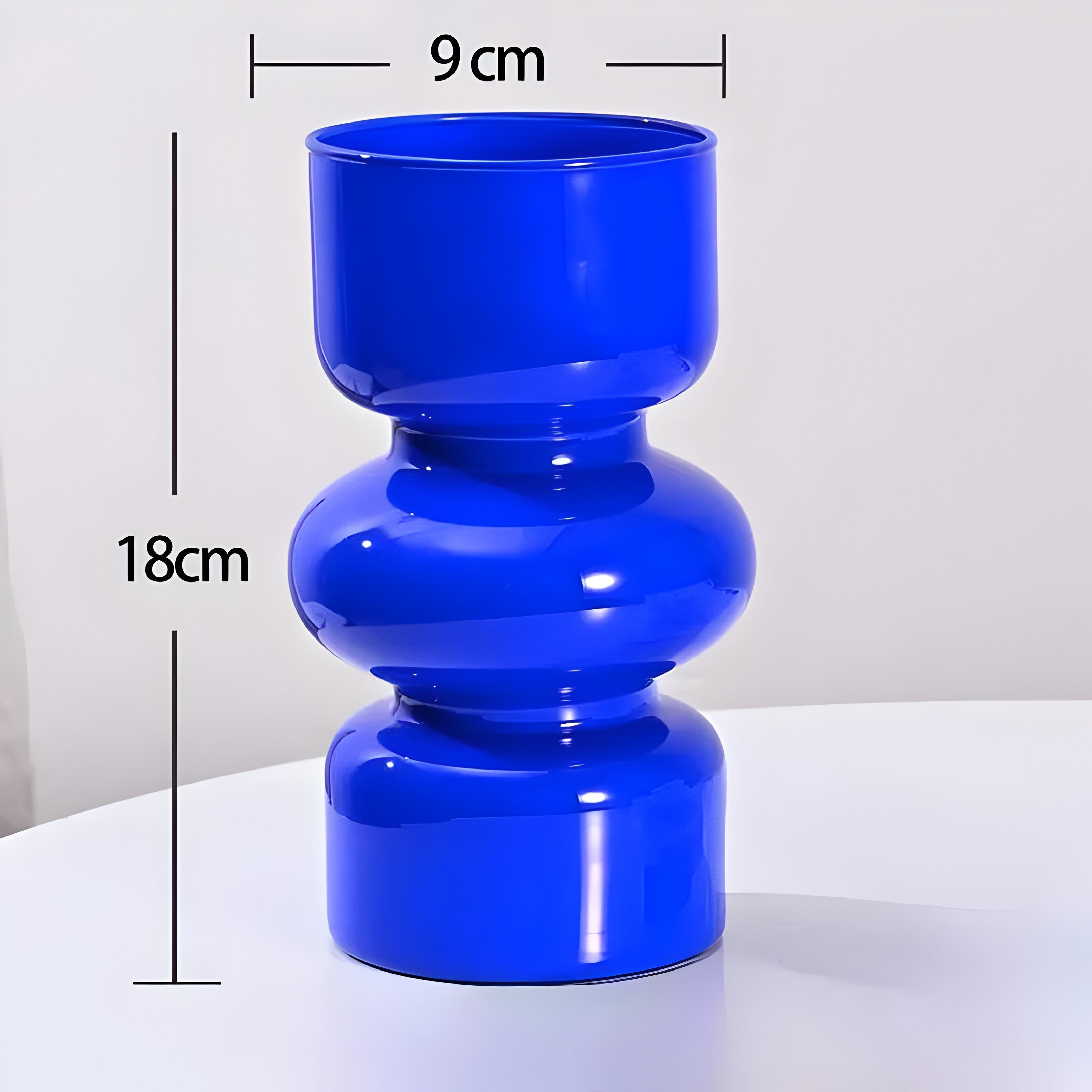 Glass Hydroponisk Vase – Retro Blomsterpotte for Hjemmeinnredning