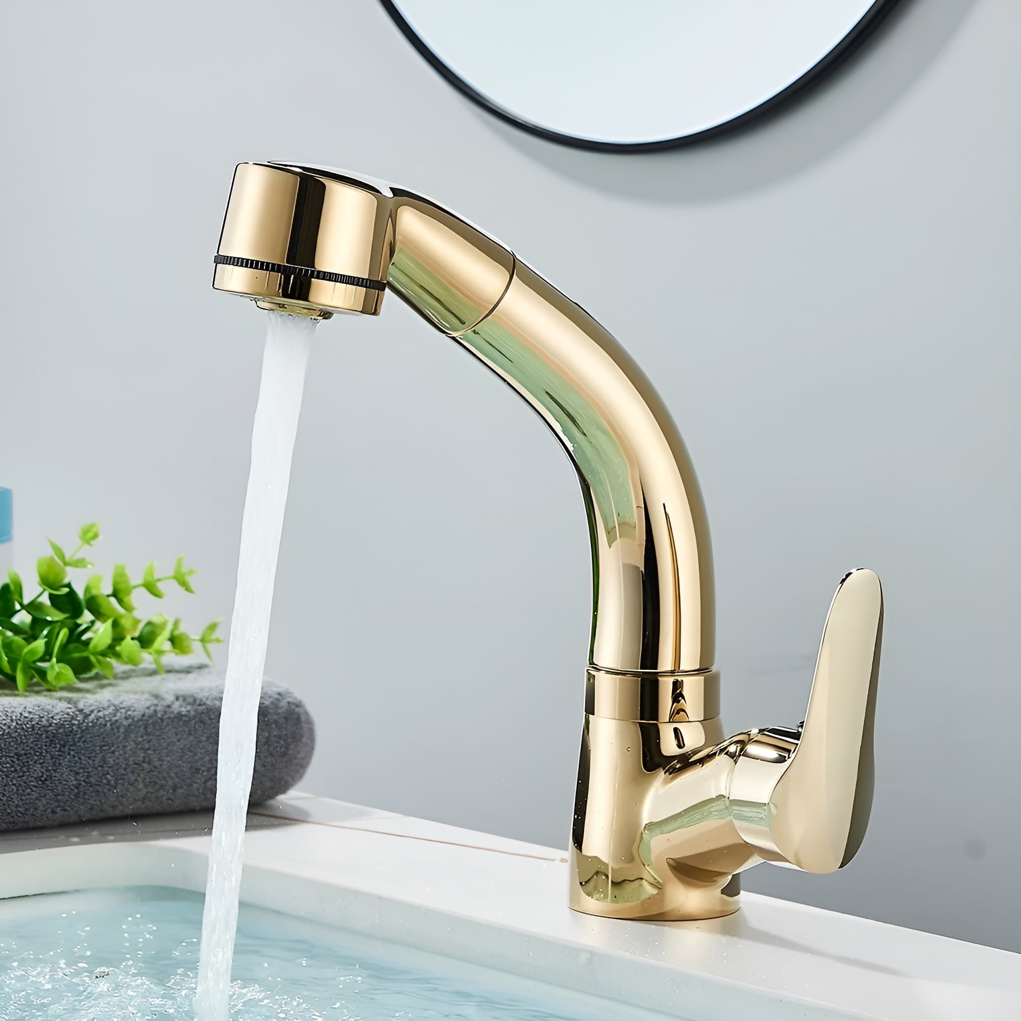 Uttrekkbar Vannkran – Fleksibel og Elegant | Justerbar for Kjøkken eller Bad