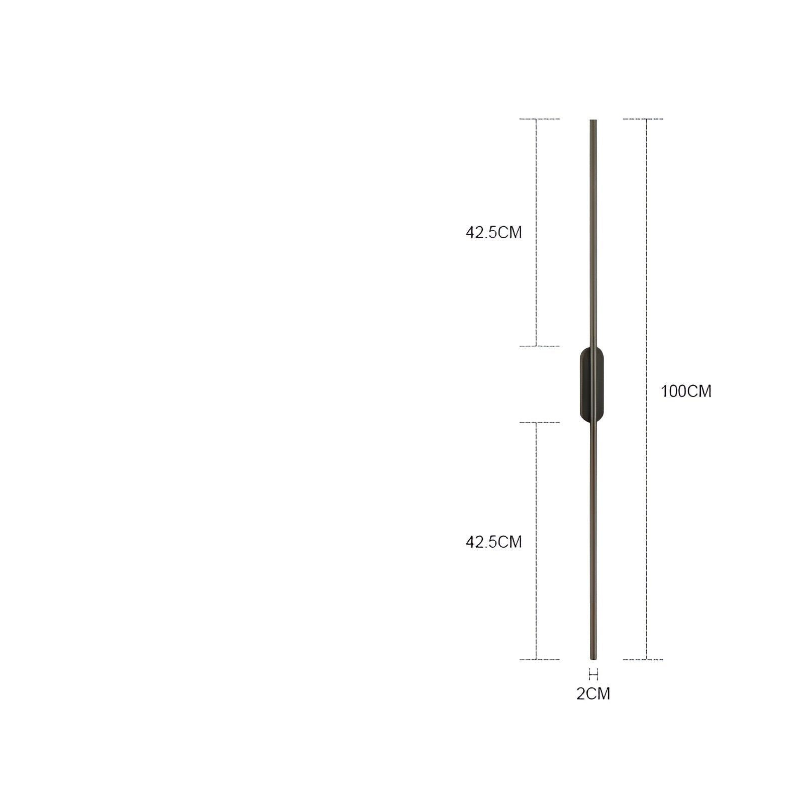 Lang Led-Vegglampe – Moderne Og Dekorativ | Perfekt For Soverom, Stue Og Gang