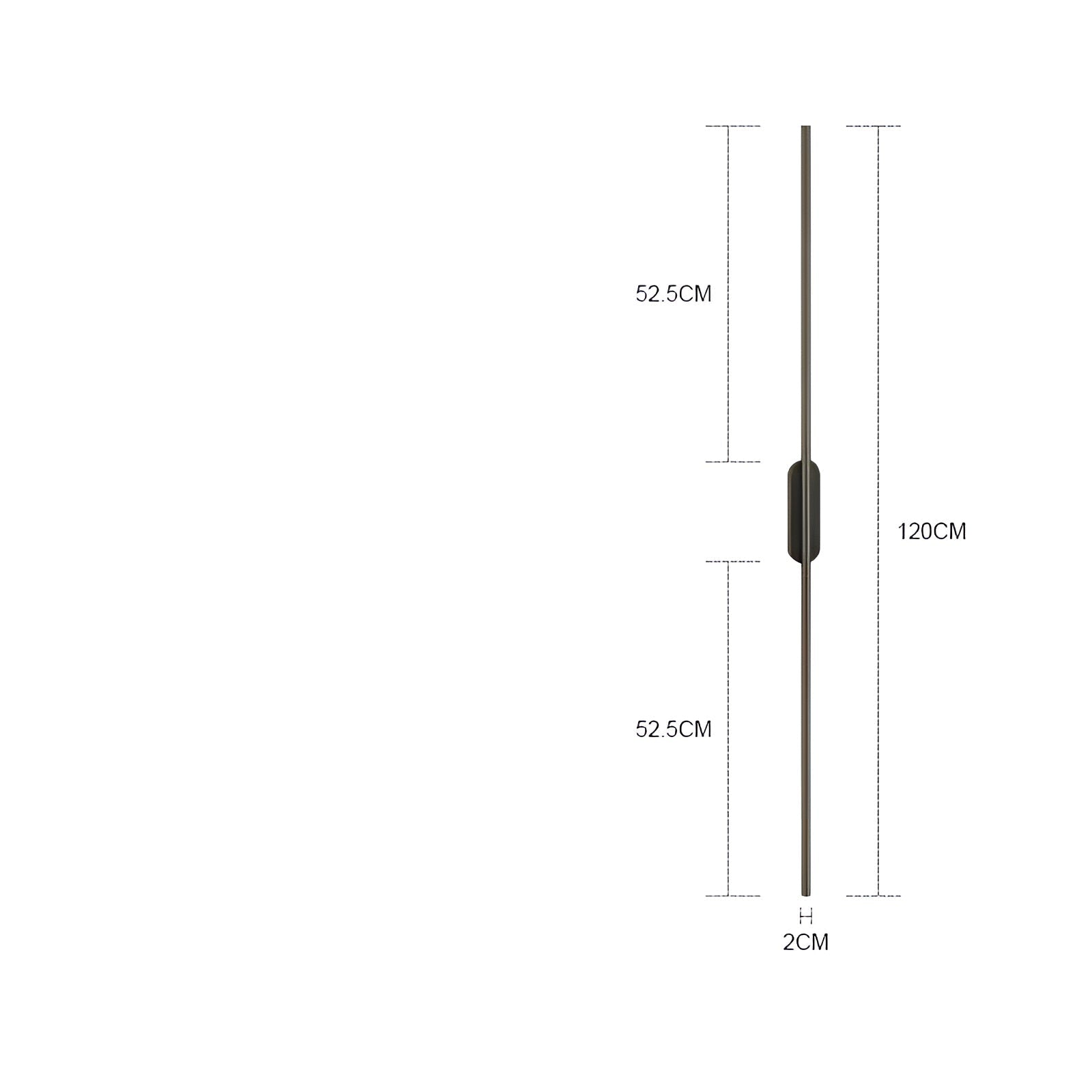 Lang Led-Vegglampe – Moderne Og Dekorativ | Perfekt For Soverom, Stue Og Gang