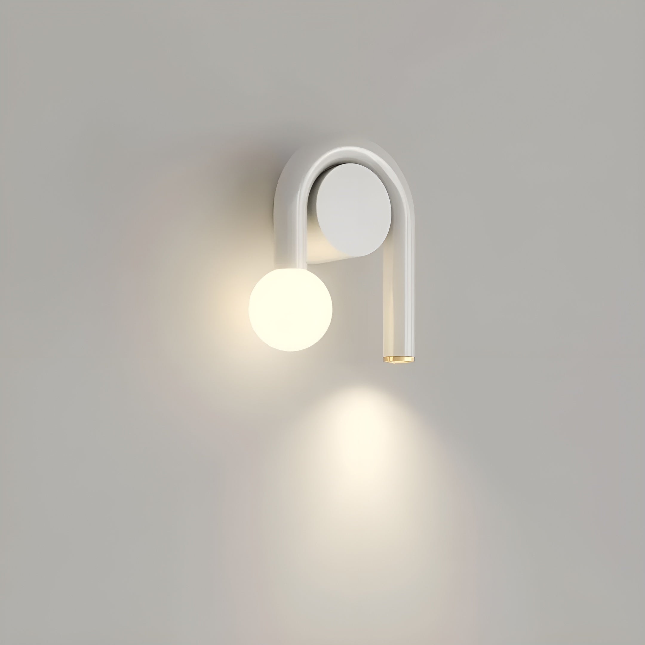 LED Vegglampe i U-form – Moderne og Dekorativ | Perfekt for Stue og Soverom