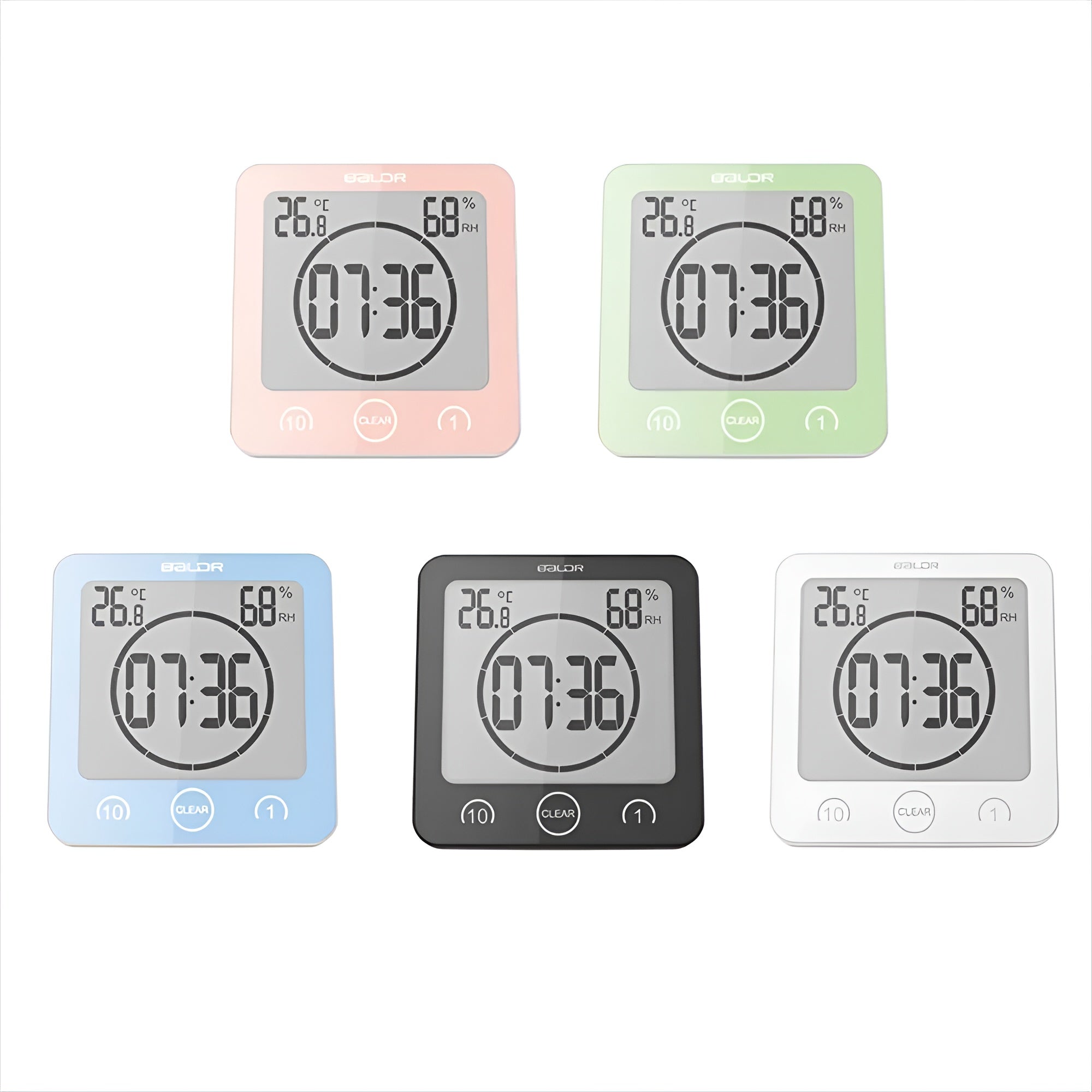 Vanntett Dusjklokke – Praktisk Timer | Perfekt for Badet