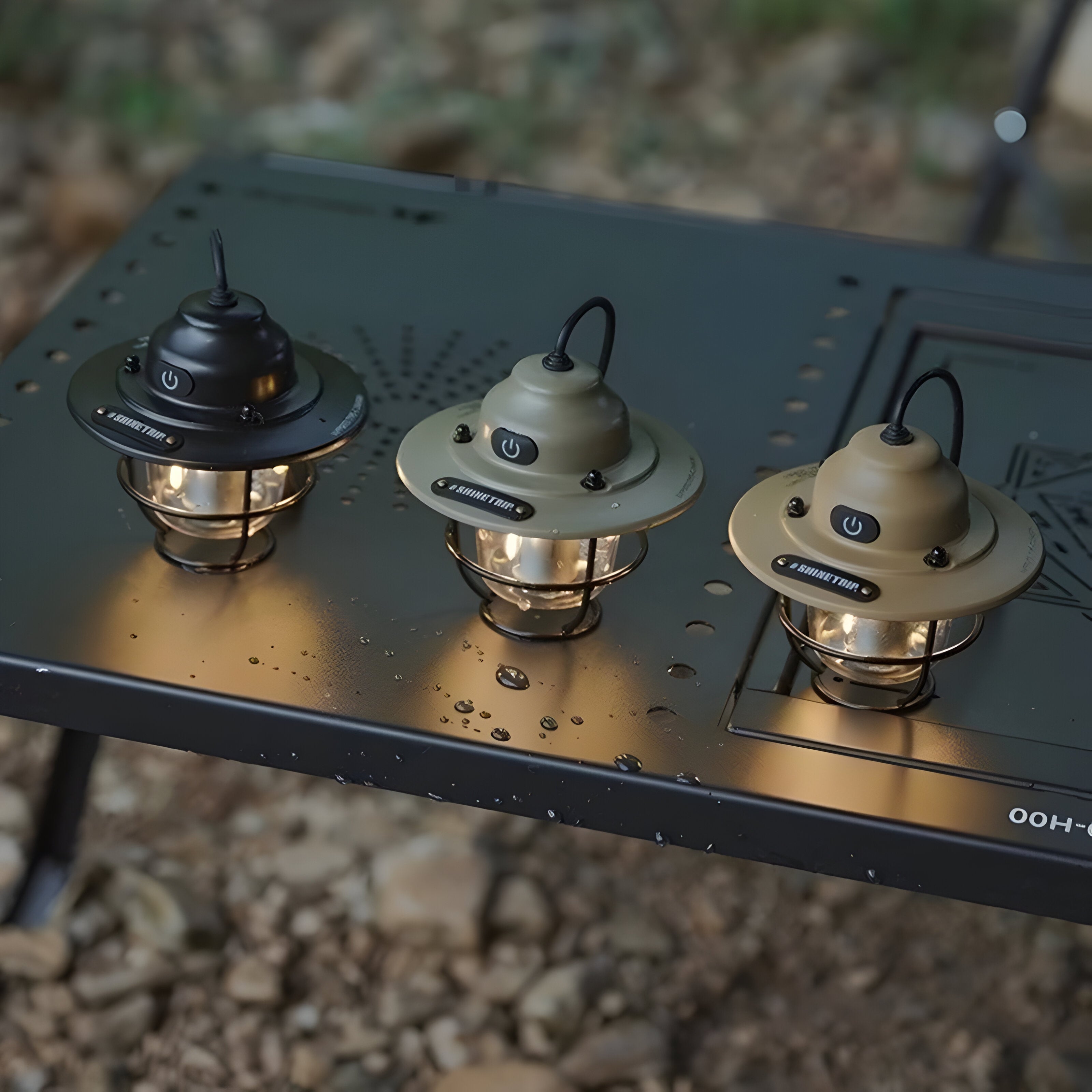 Riksa – Retro LED Hengelampe med USB-opplading