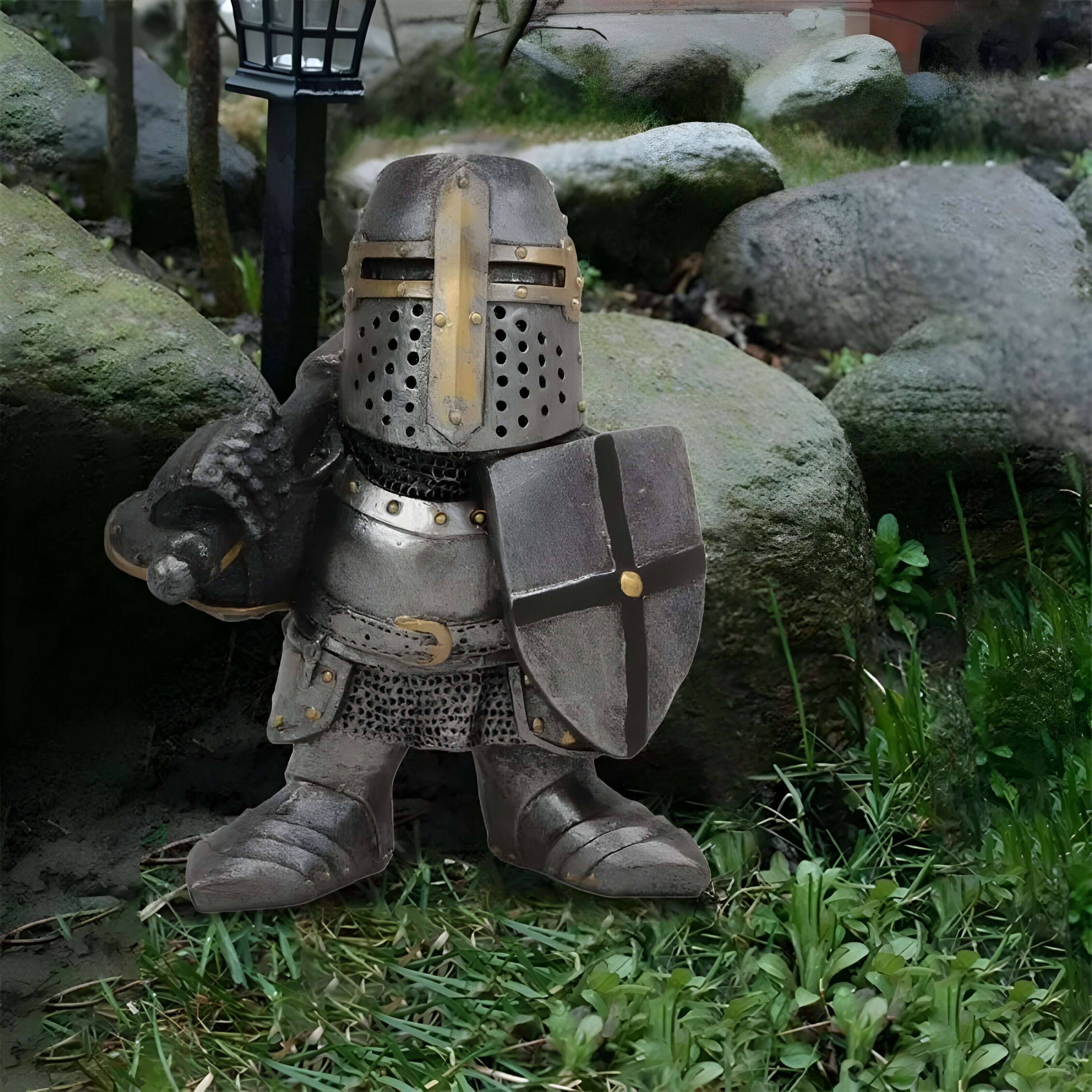 Hulna – Hagefigur I Miniatyr Av Ridder