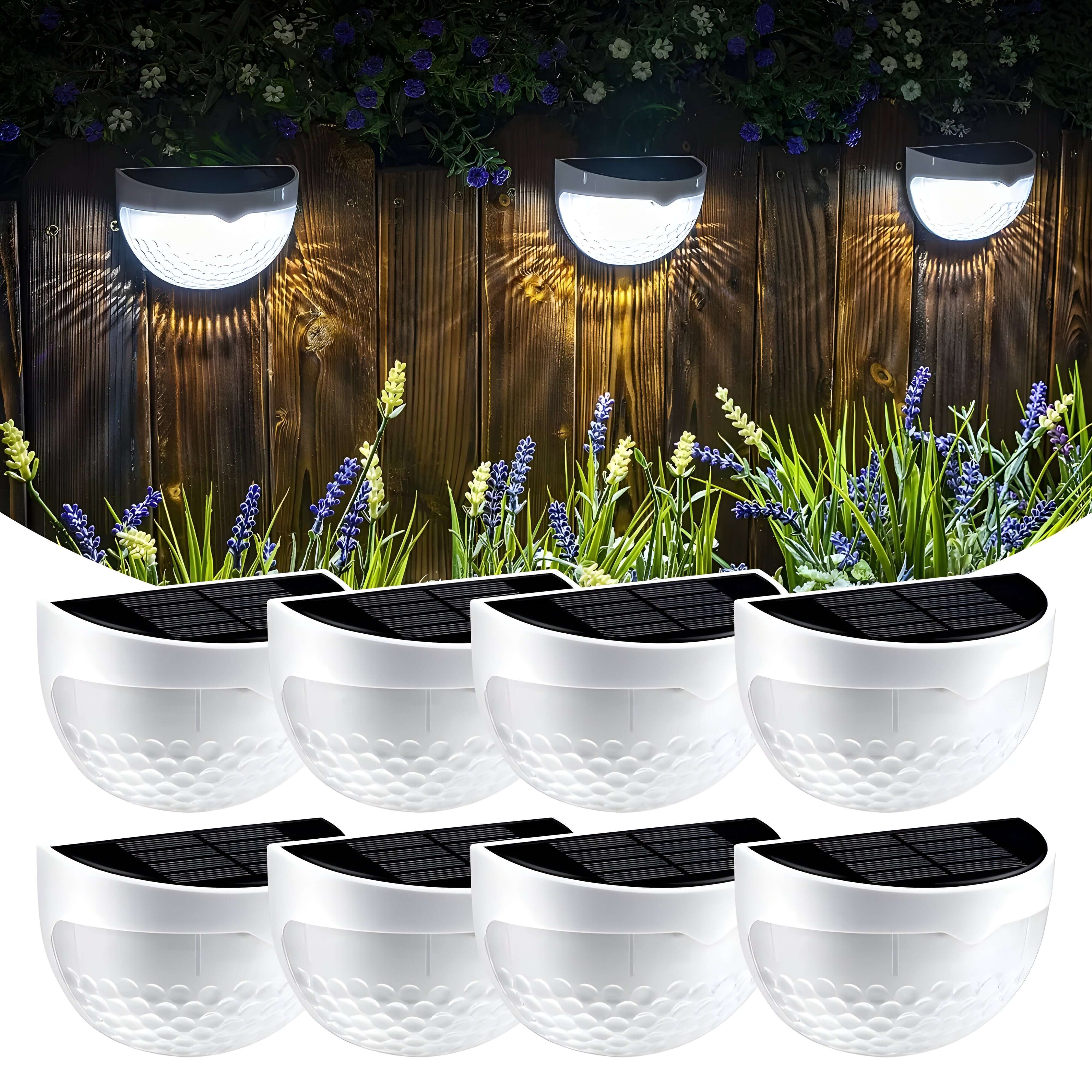 Stjärna – Solcelledrevet Trappelys I Vanntett Led-design