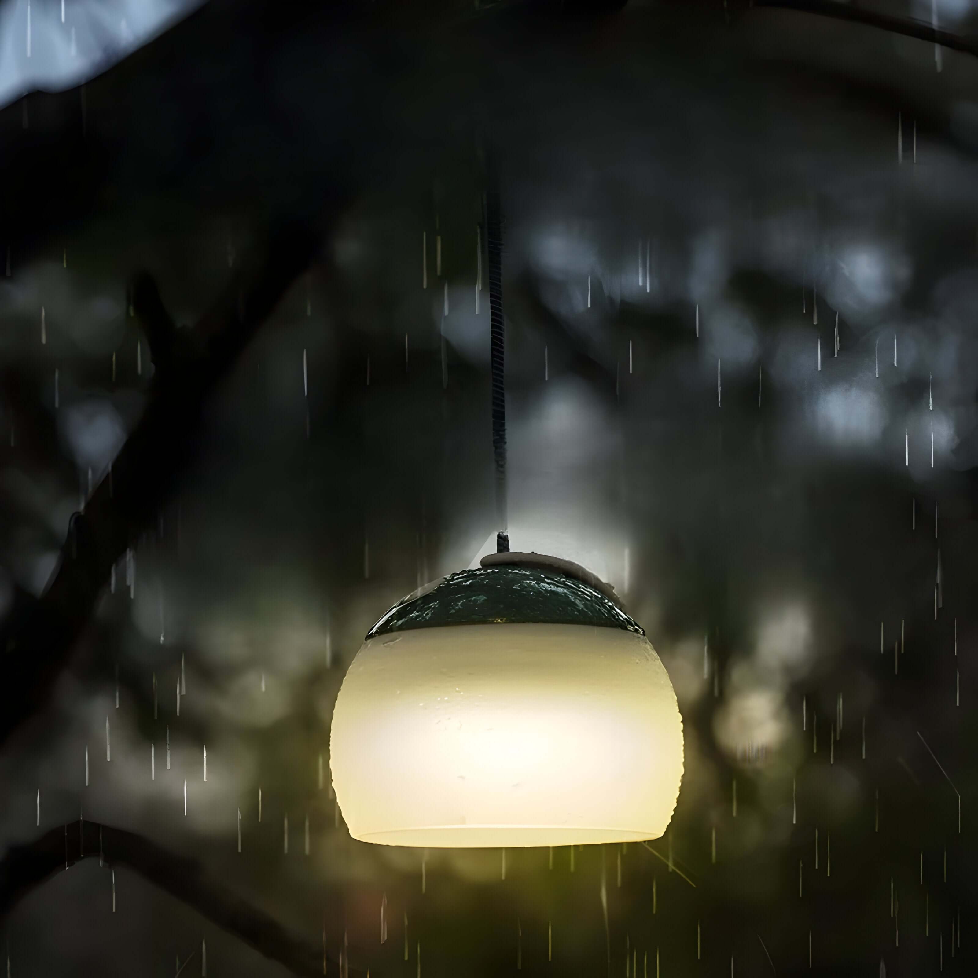 Krona – LED Hengelampe til Camping, Oppladbar