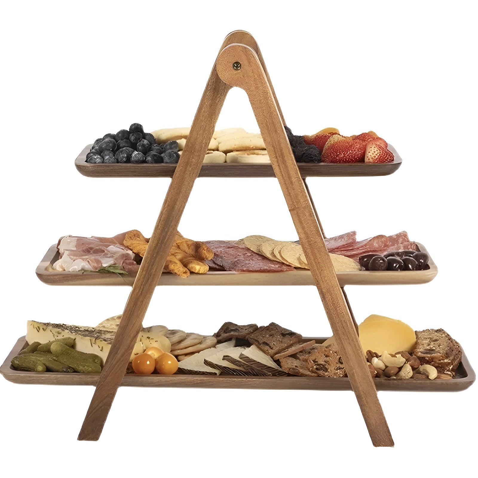 Trefat til Servering – Dekorativ Fruktbolle og Snackfat | Perfekt for Borddekking