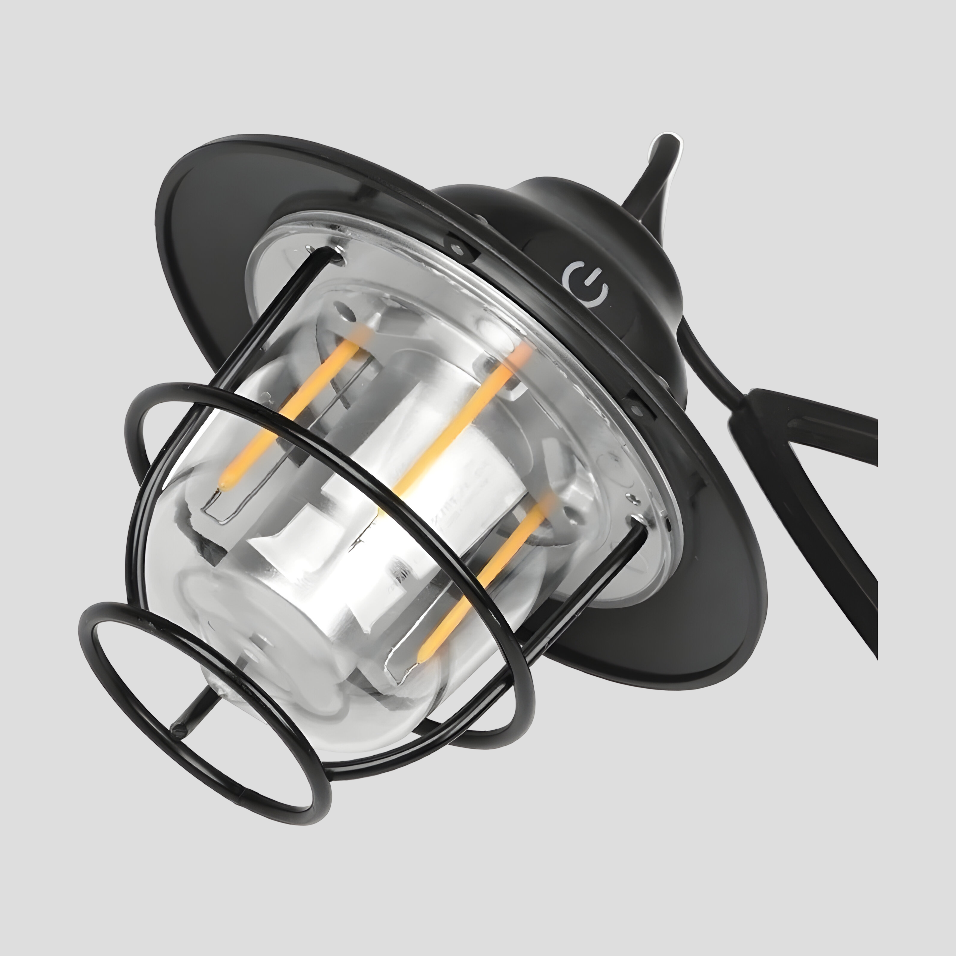 Riksa – Retro LED Hengelampe med USB-opplading