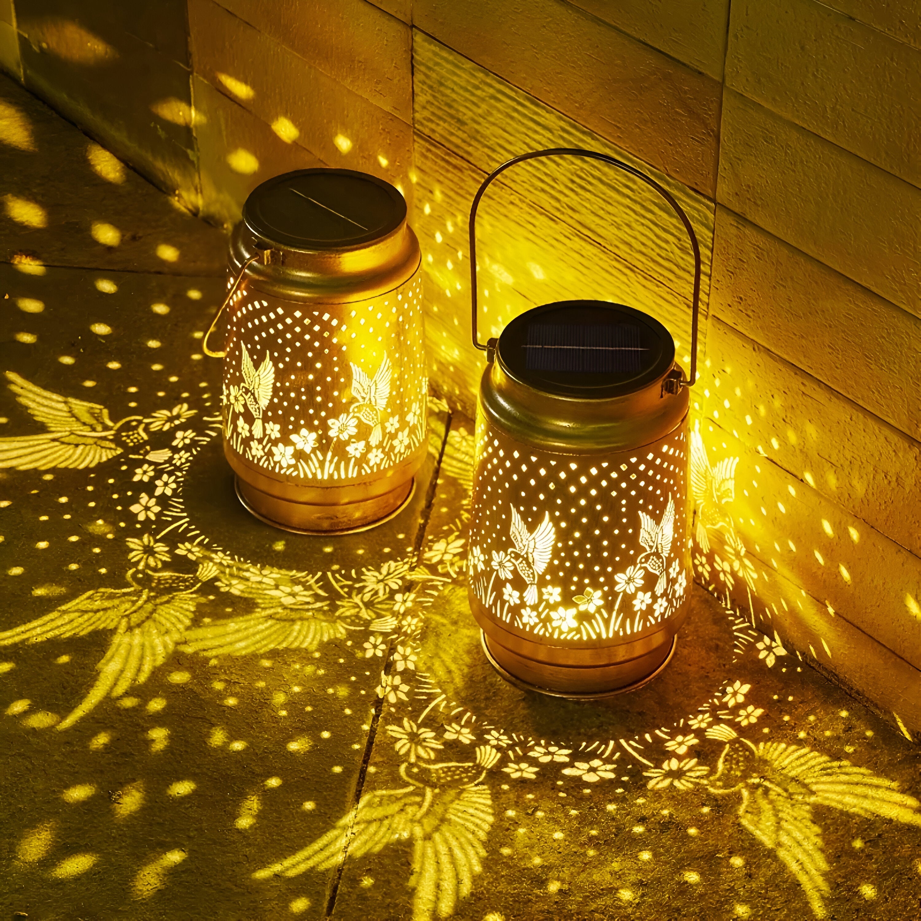 Vinga – Solcelle LED-hagelykt med Kolibri-Design