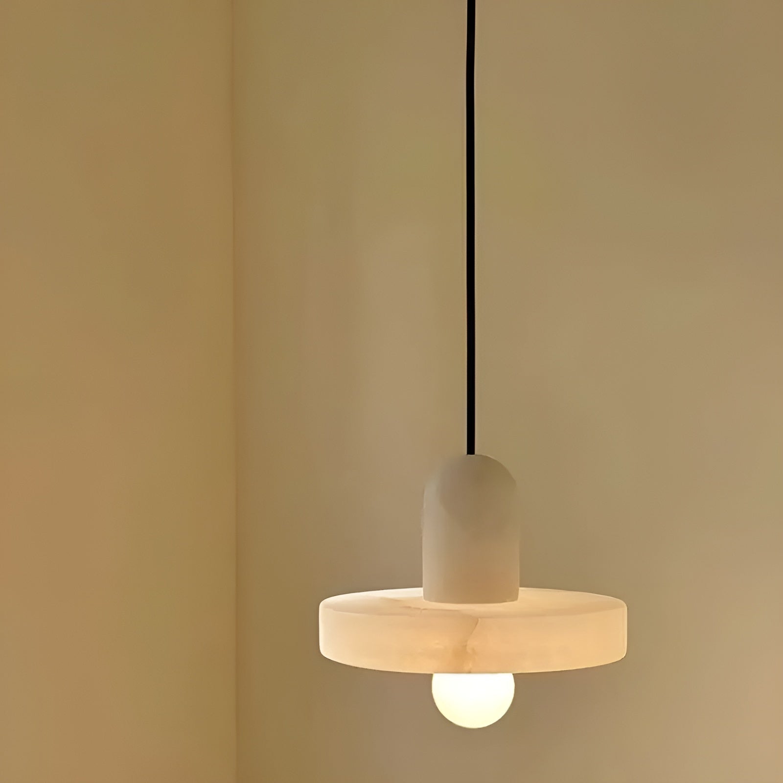 Kobber-Marmor-Pendellampe – Moderne Og Stilig Design | Perfekt For Soverom Og Spisestue - Lysekroner