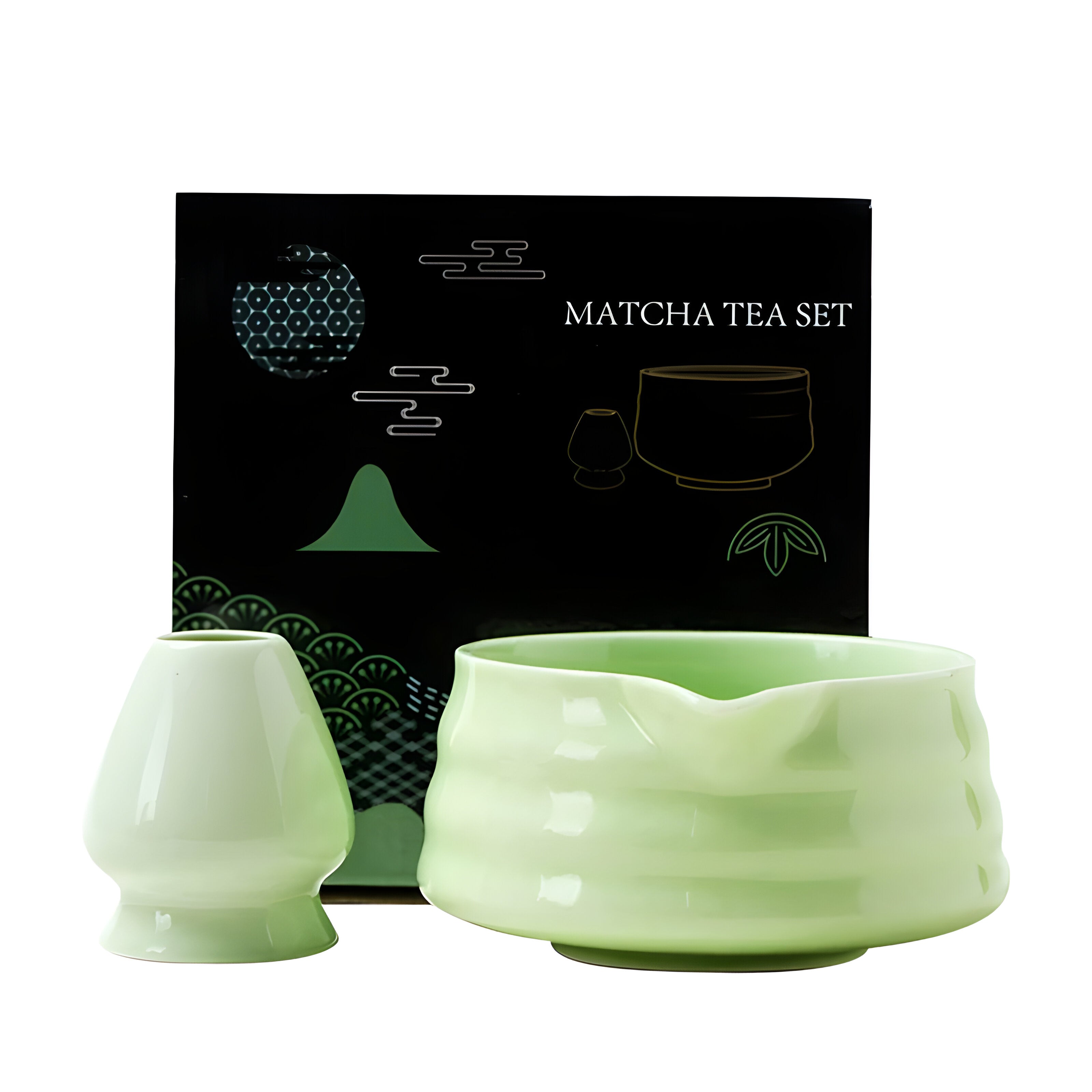 Matcha Keramikk Sett – Tradisjonell Japansk Te-seremoni